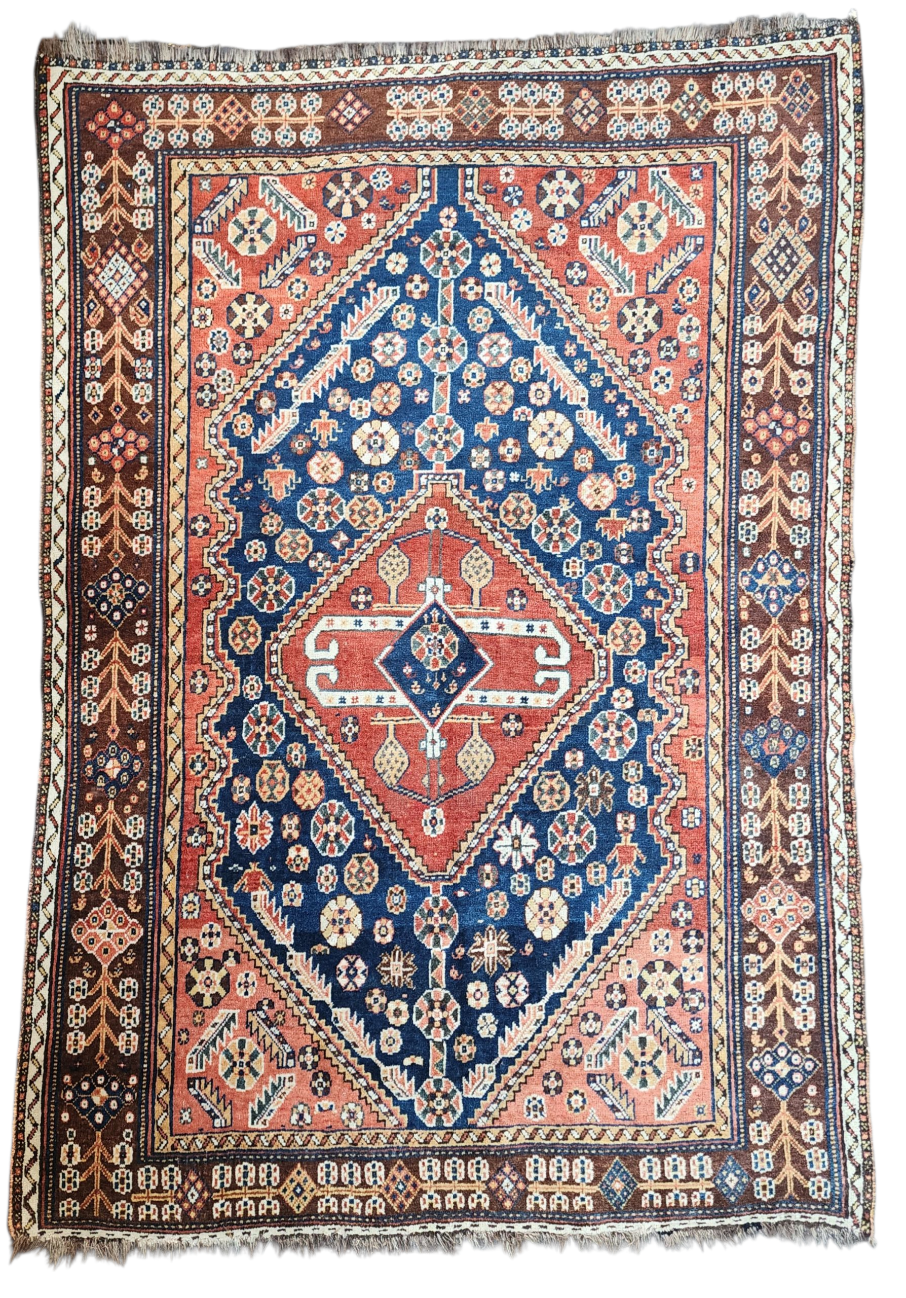 Vintage Persian Rug, Turkish Rug, Vintage Rug, Handspun Wool Rug, Nomadic Rug, Tribal Rug, Turkish Carpet, Home Decor, Home Living, Rug, 4x6