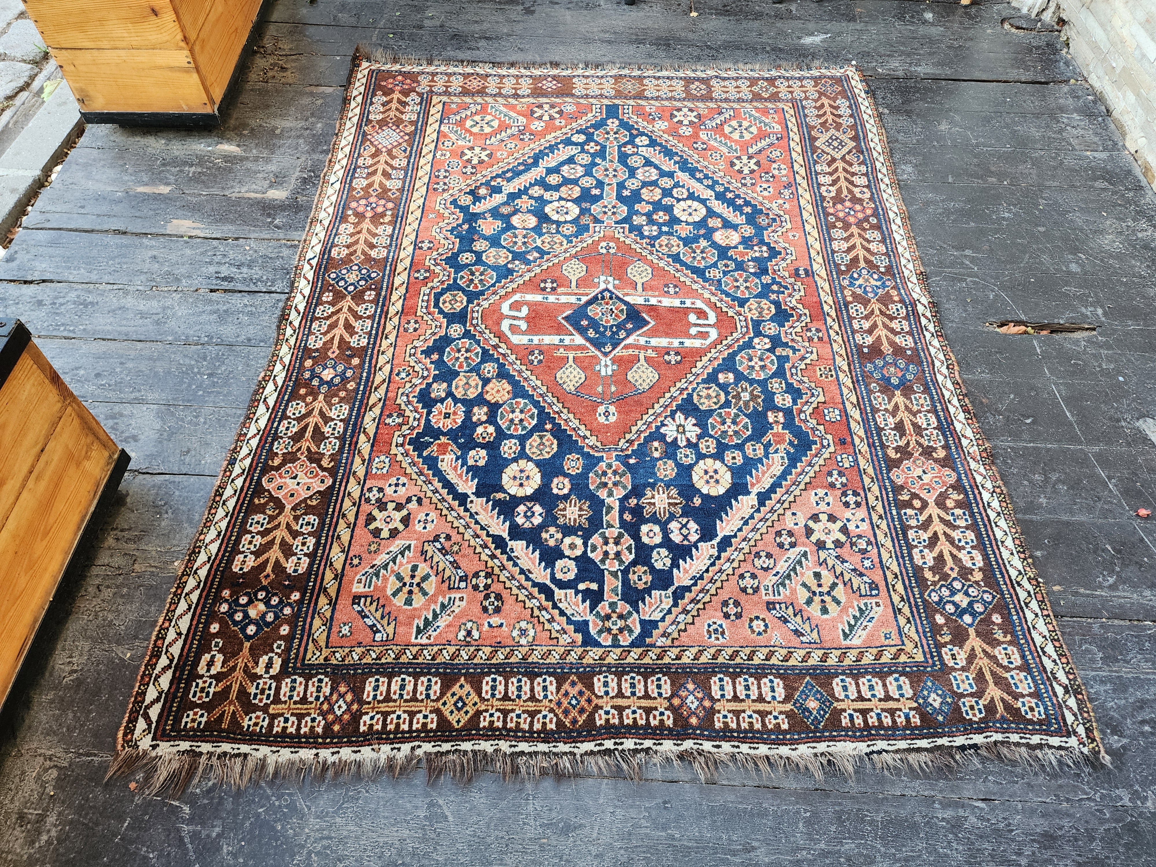 Vintage Persian Rug, Turkish Rug, Vintage Rug, Handspun Wool Rug, Nomadic Rug, Tribal Rug, Turkish Carpet, Home Decor, Home Living, Rug, 4x6
