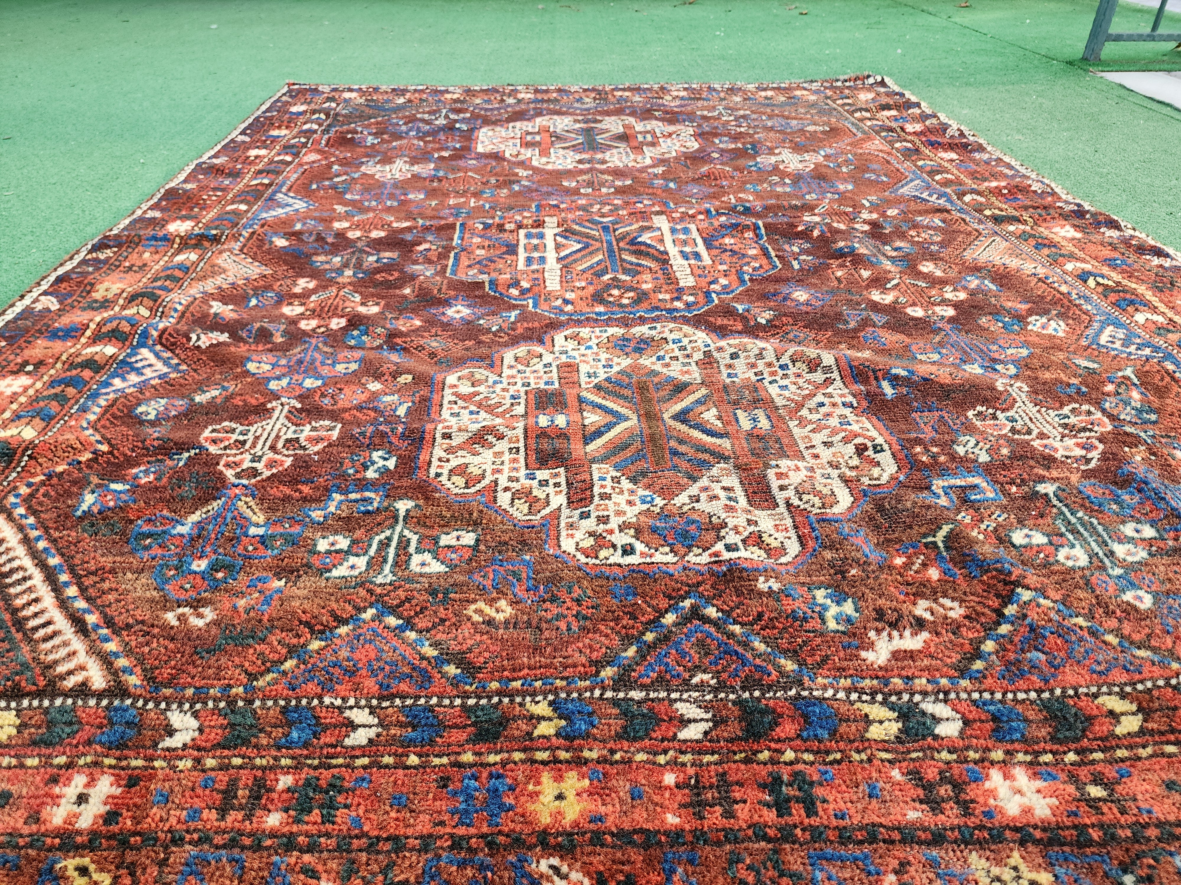 Antique Persian Shiraz Rug  5'1'' x 6'10''