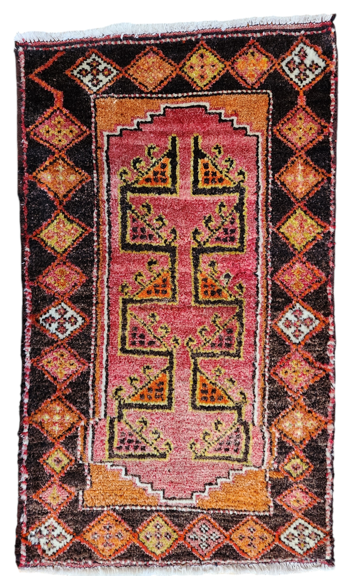 Tapis Konya kurde antique rose, 2'11''x1'10''