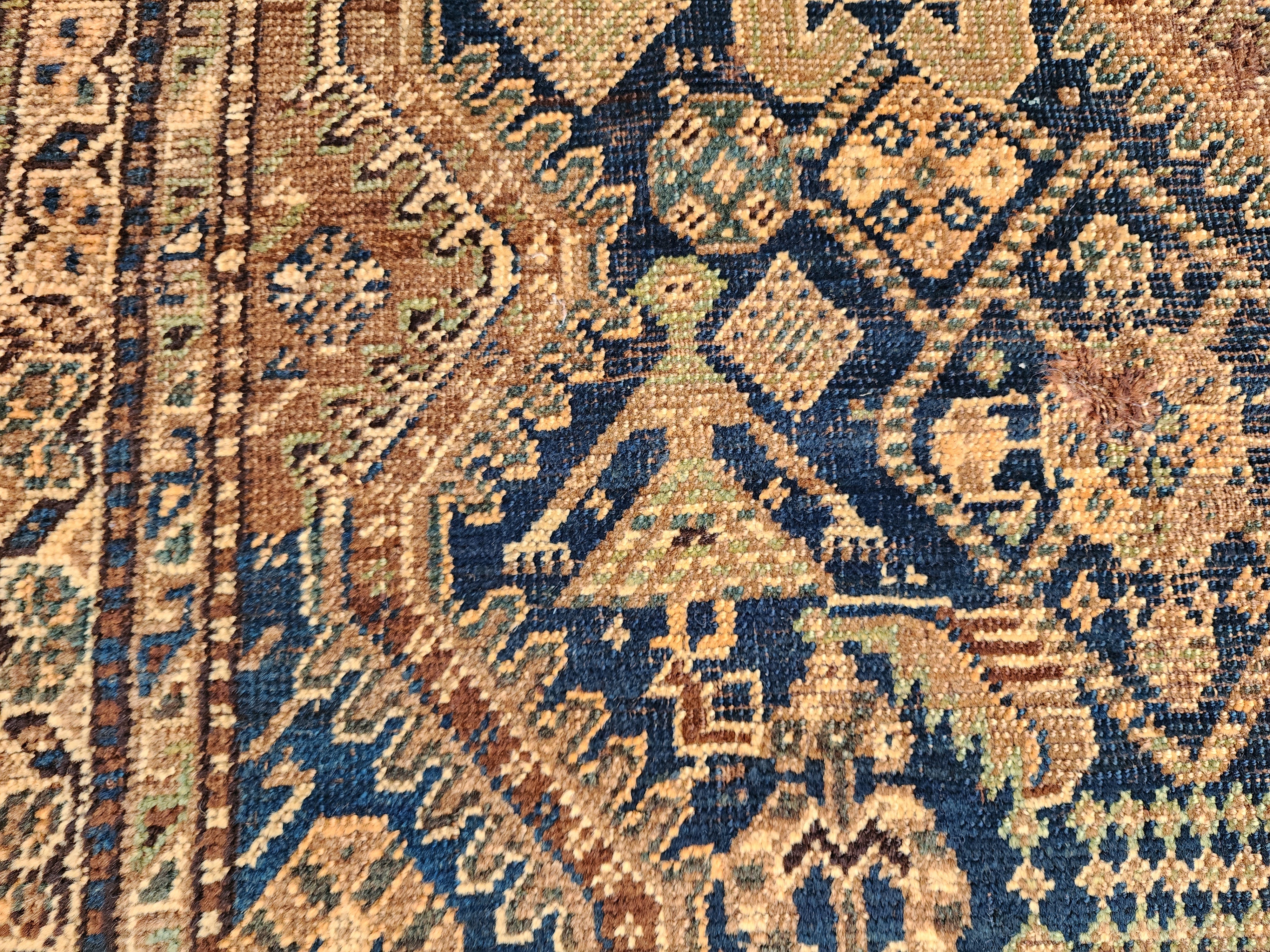 Qashai Antique Fragmant Rug,  6'5"x5'2"