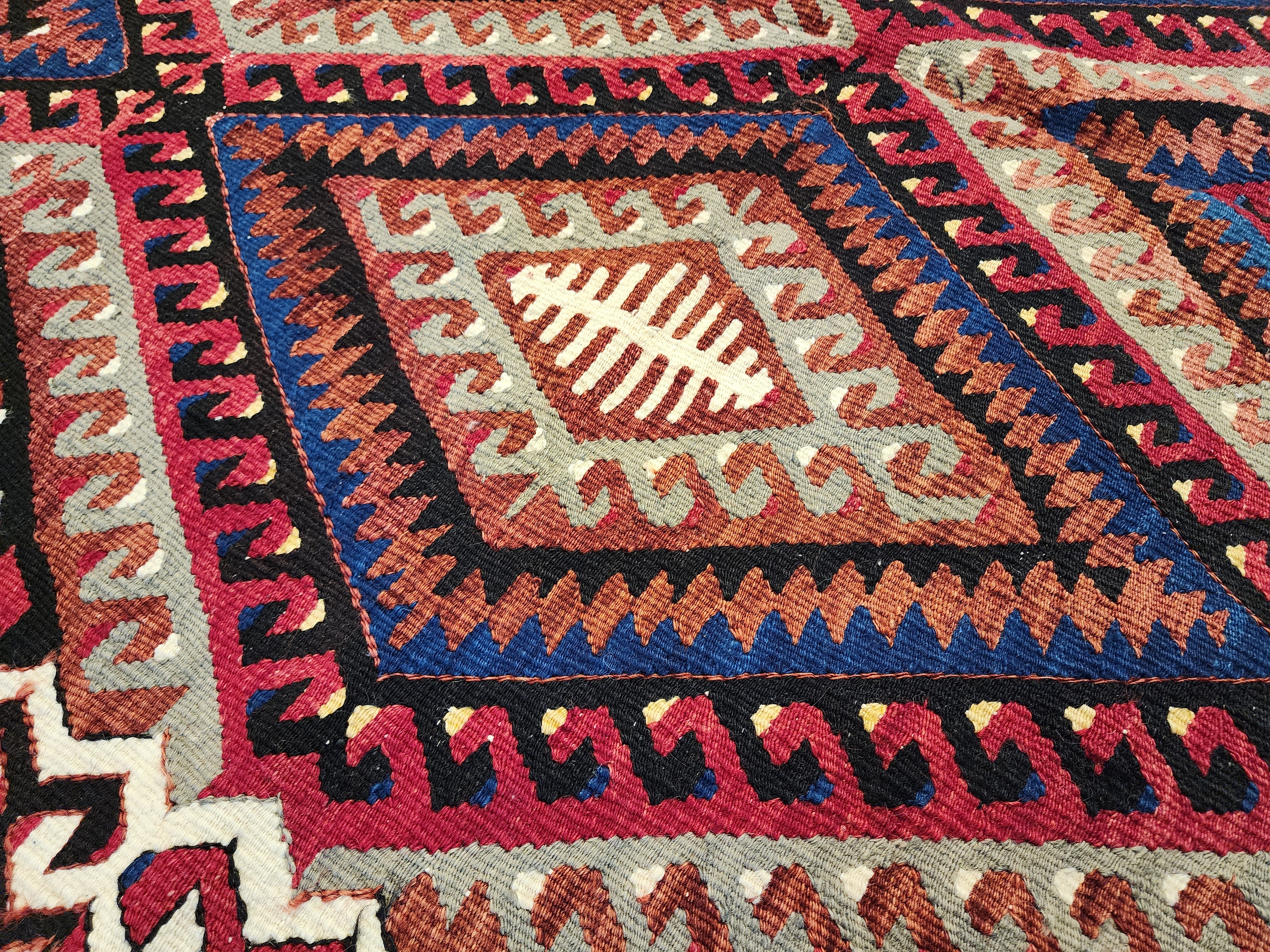Antique Sivas Wool Large Area Rug | Hand-Knotted | TurkishRug