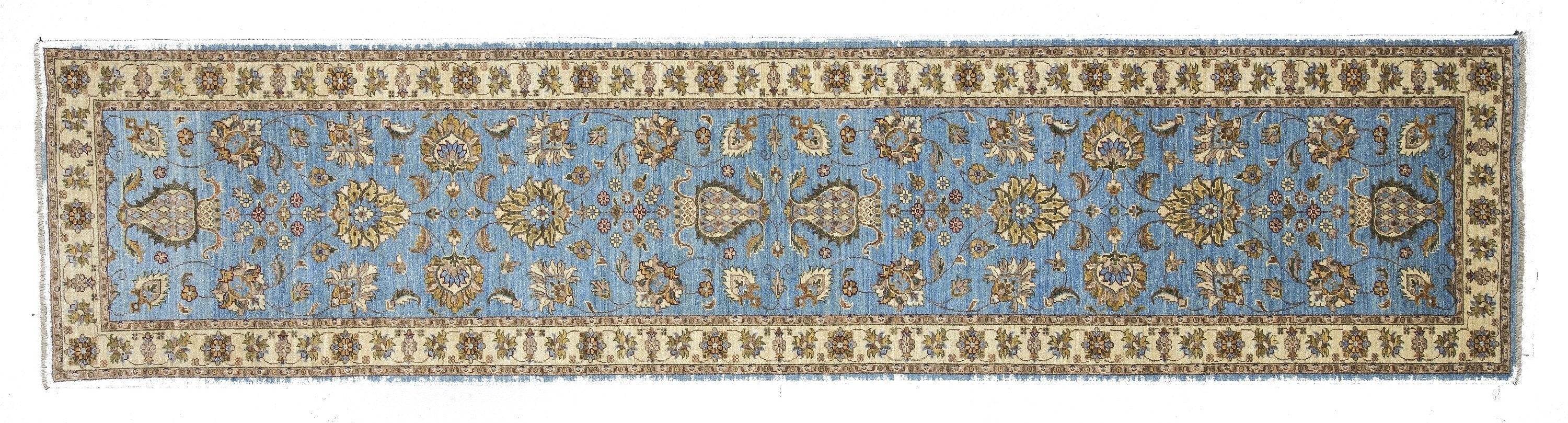 vintage Oushak Wool Runner Rug — in setting