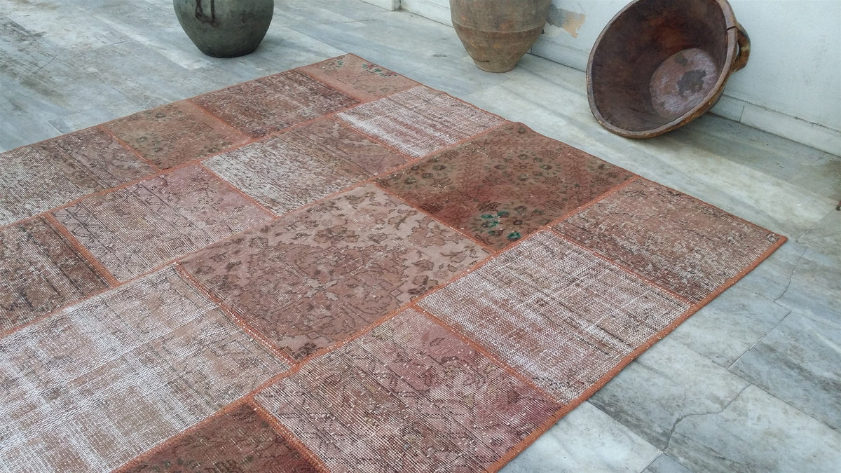 vintage Persian Wool Runner Rug — in setting