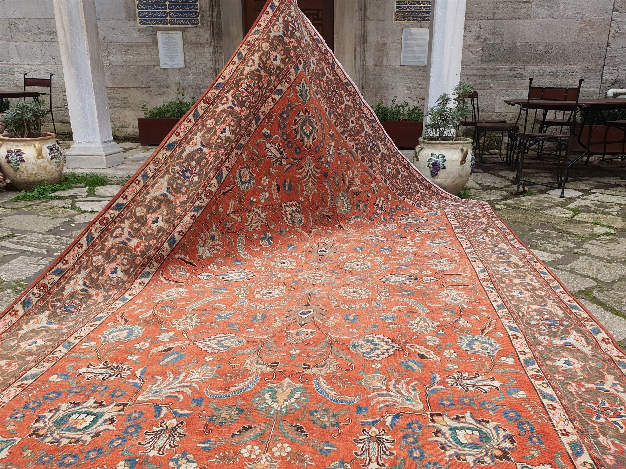 Taygete — Vintage Persian Wool Large Area Rug