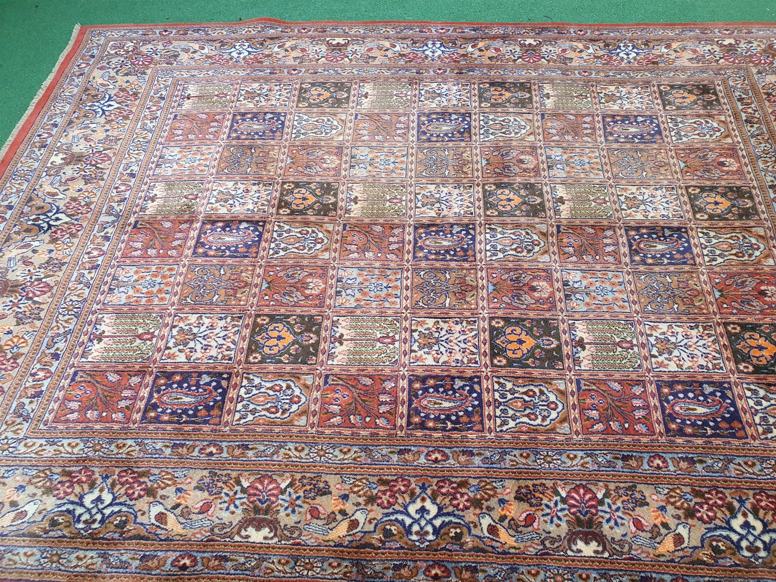 vintage Anatolian Wool Area Rug — in setting