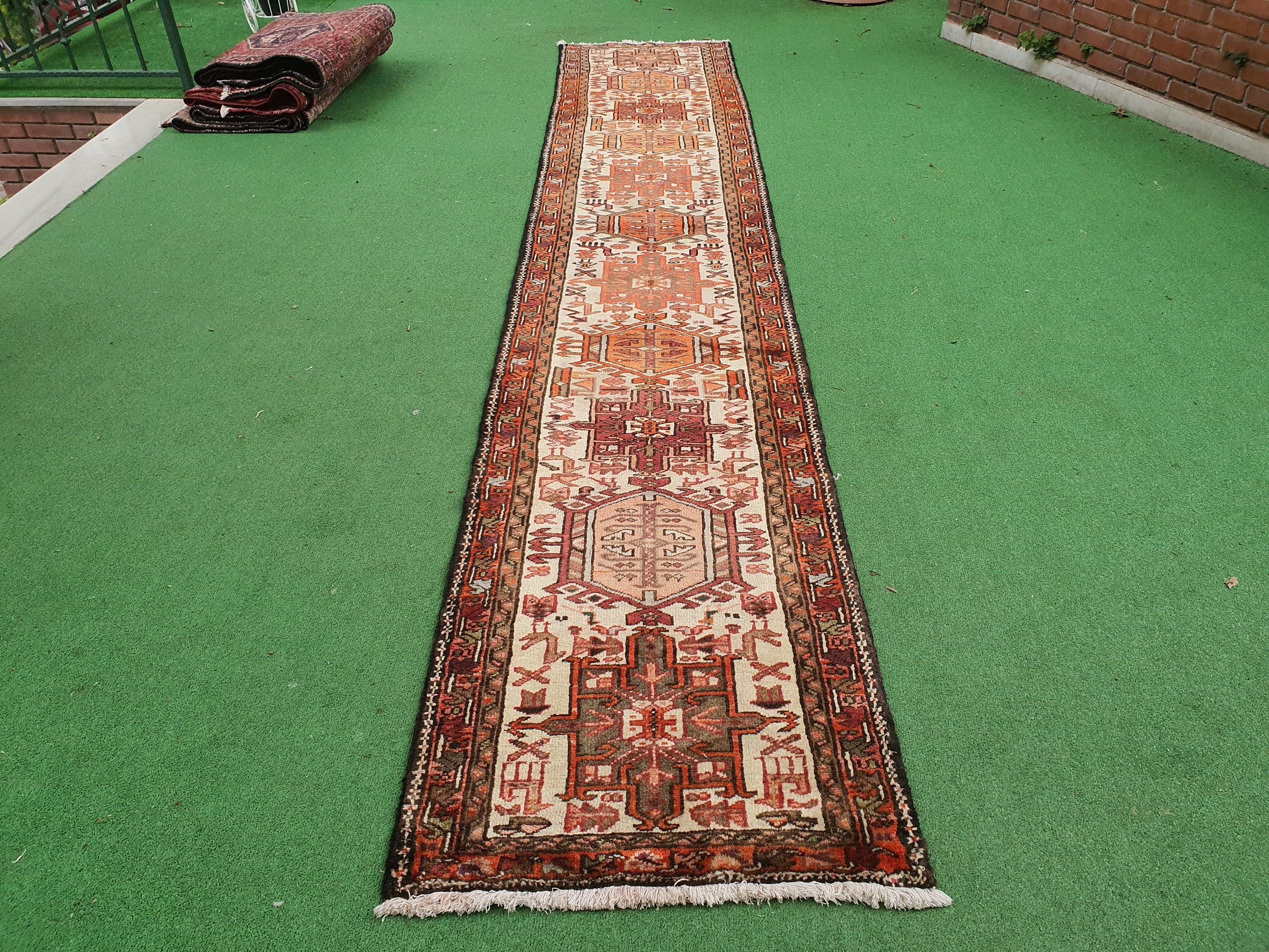 Celaeno — Antique Persian Wool Runner Rug