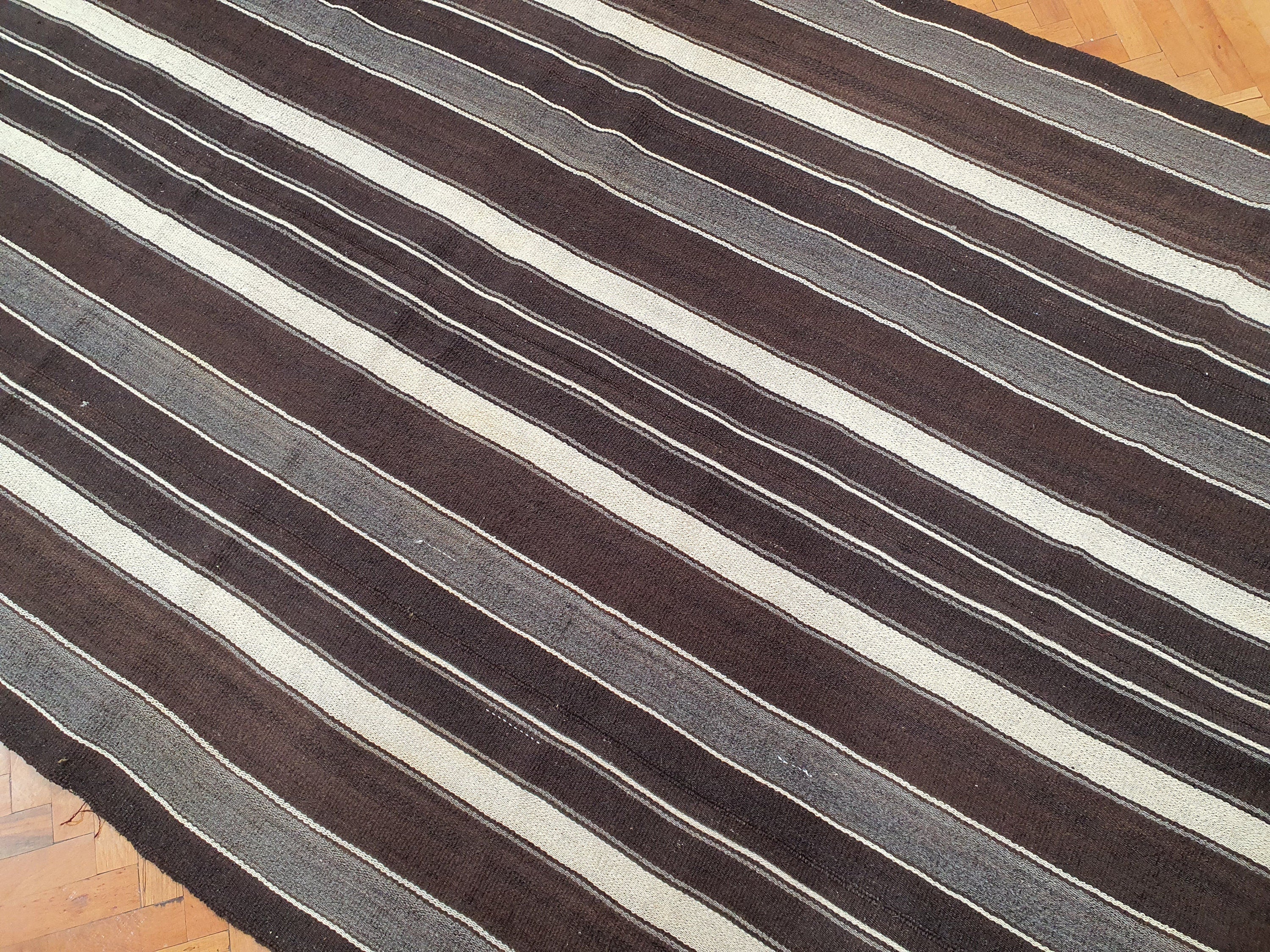 vintage Anatolian Wool Area Rug — in setting