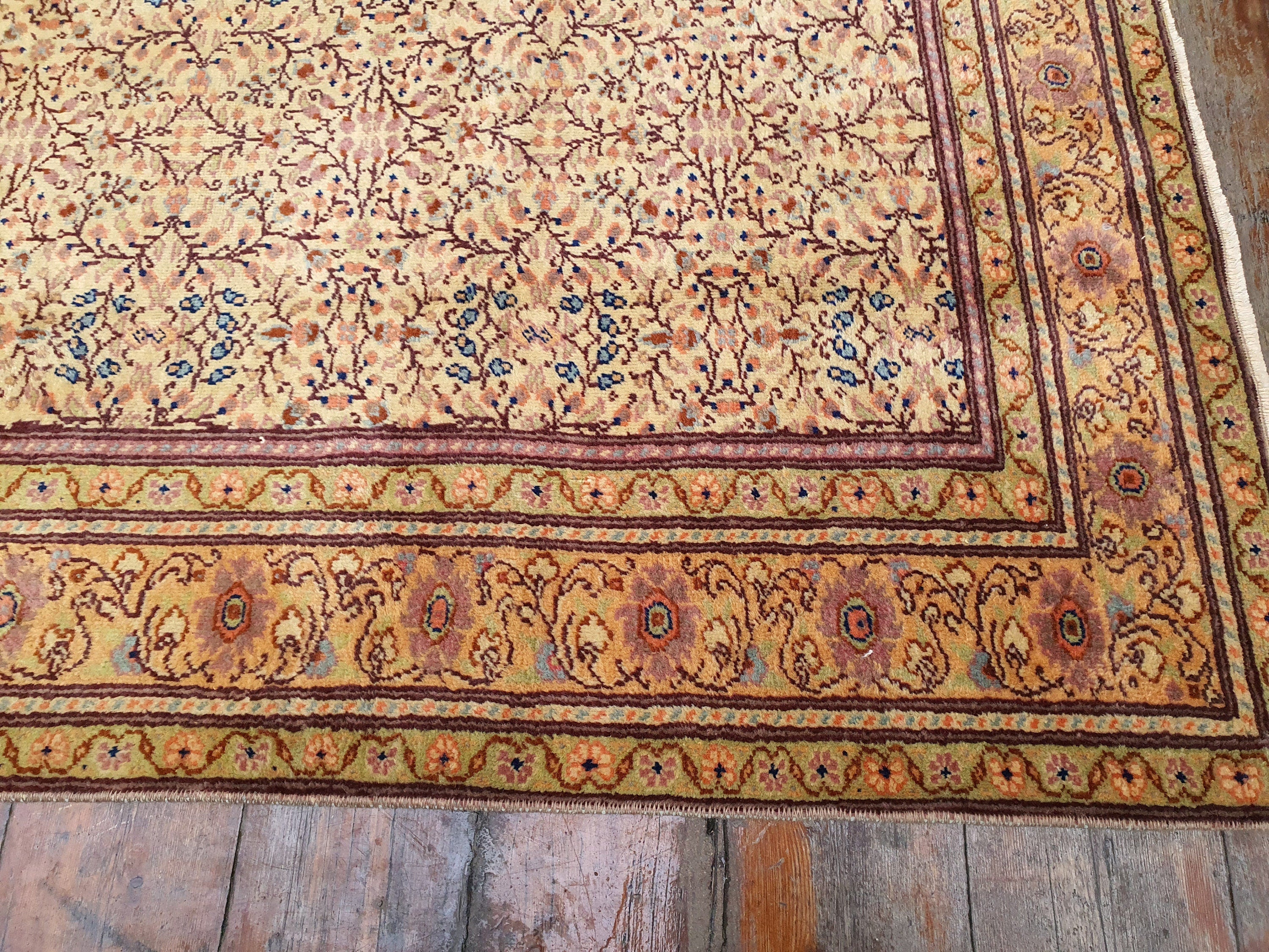 vintage Kayseri Wool Small Rug — in setting