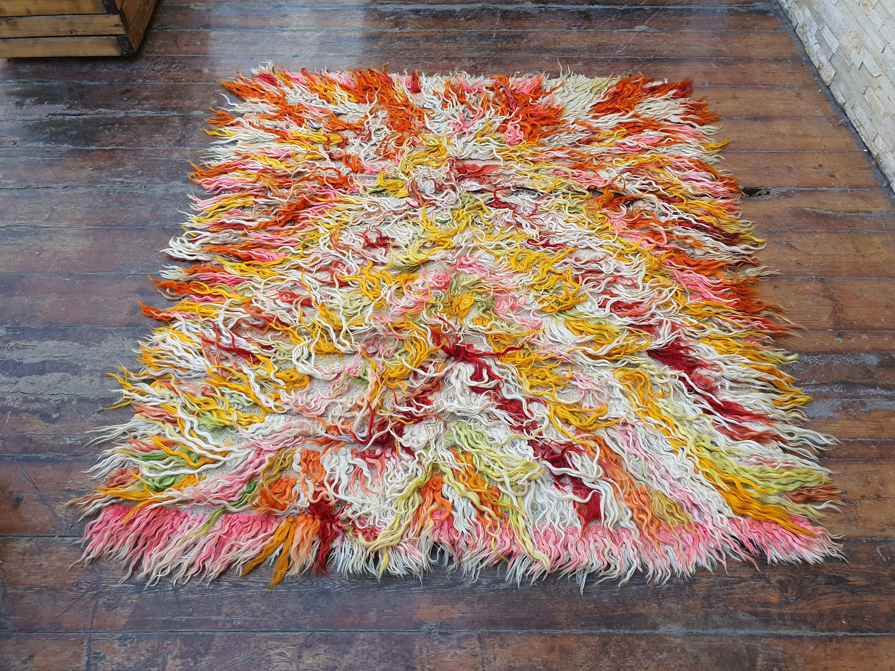 Pleia — Vintage Anatolian Wool Small Rug