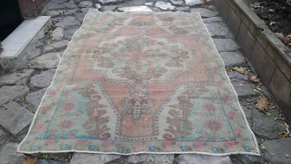 Astraia — Vintage Oushak Wool Small Rug