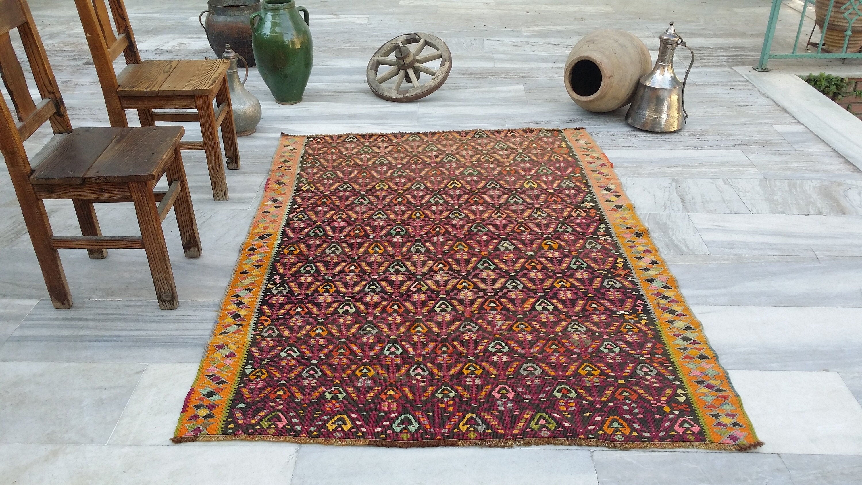 Marwa — Vintage Anatolian Wool Small Rug
