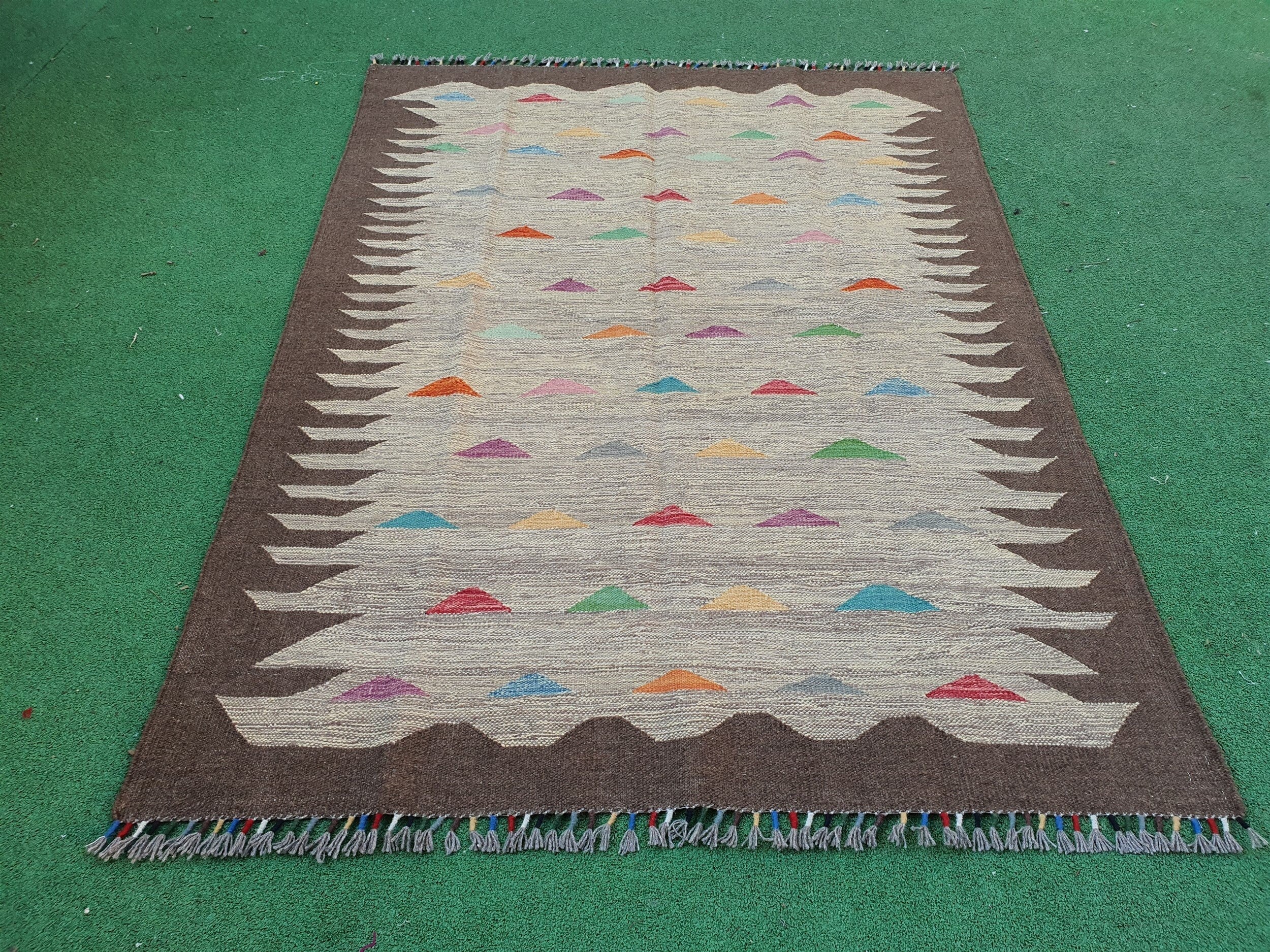 Sophronia — Vintage Oushak Wool Small Rug