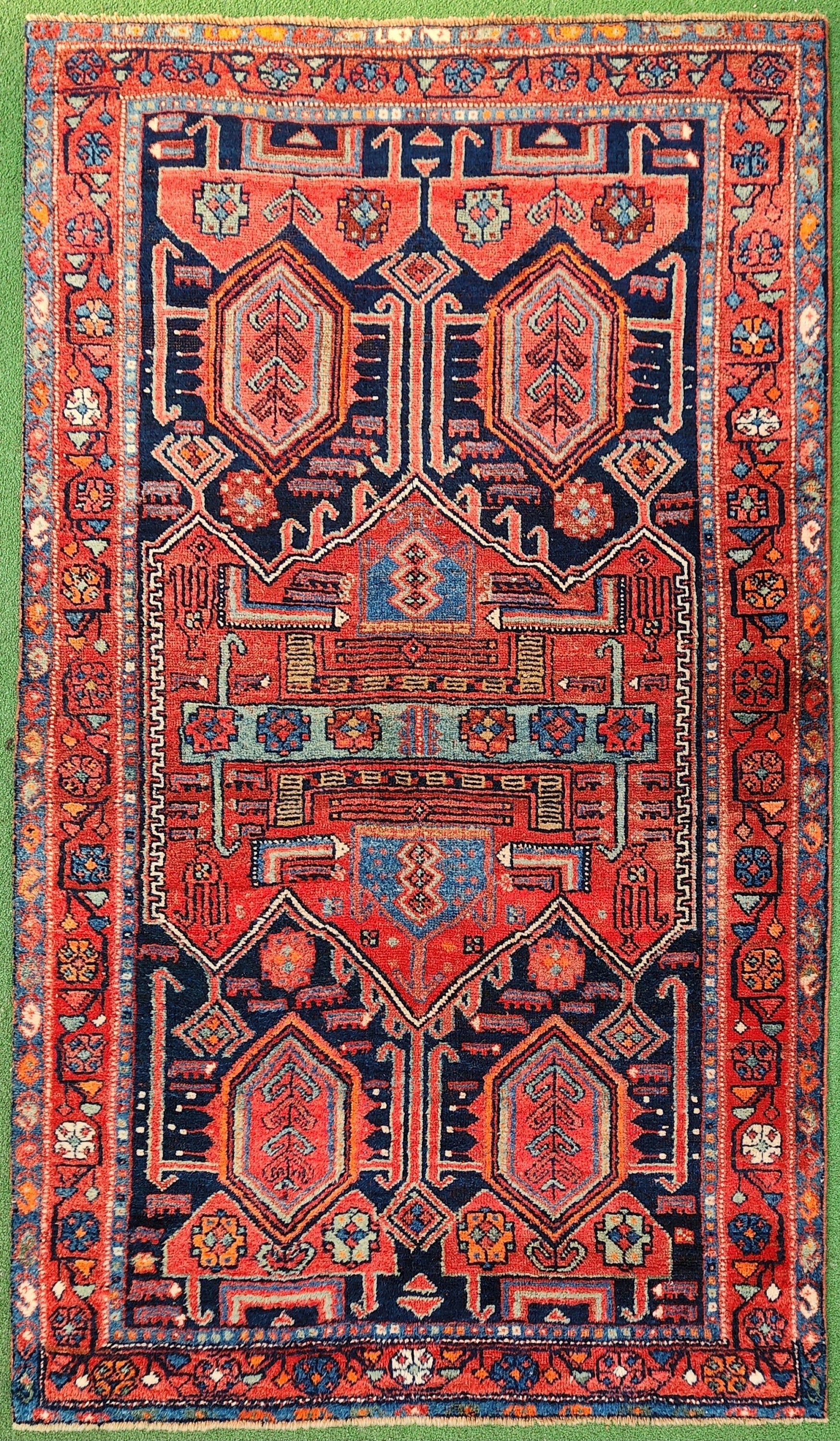 Zeuxo — Vintage Persian Wool Area Rug