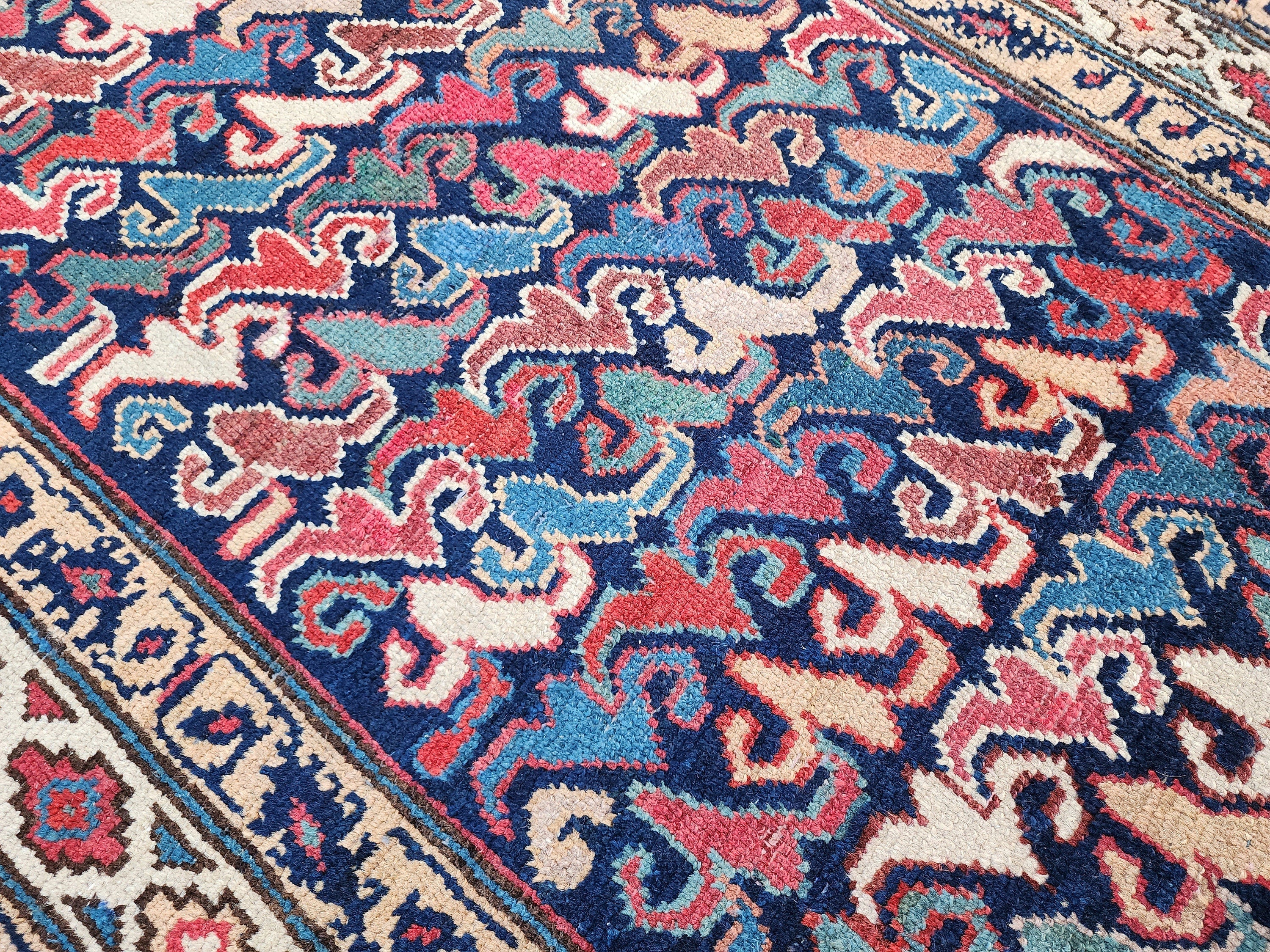 antique Persian Wool Runner Rug — in setting