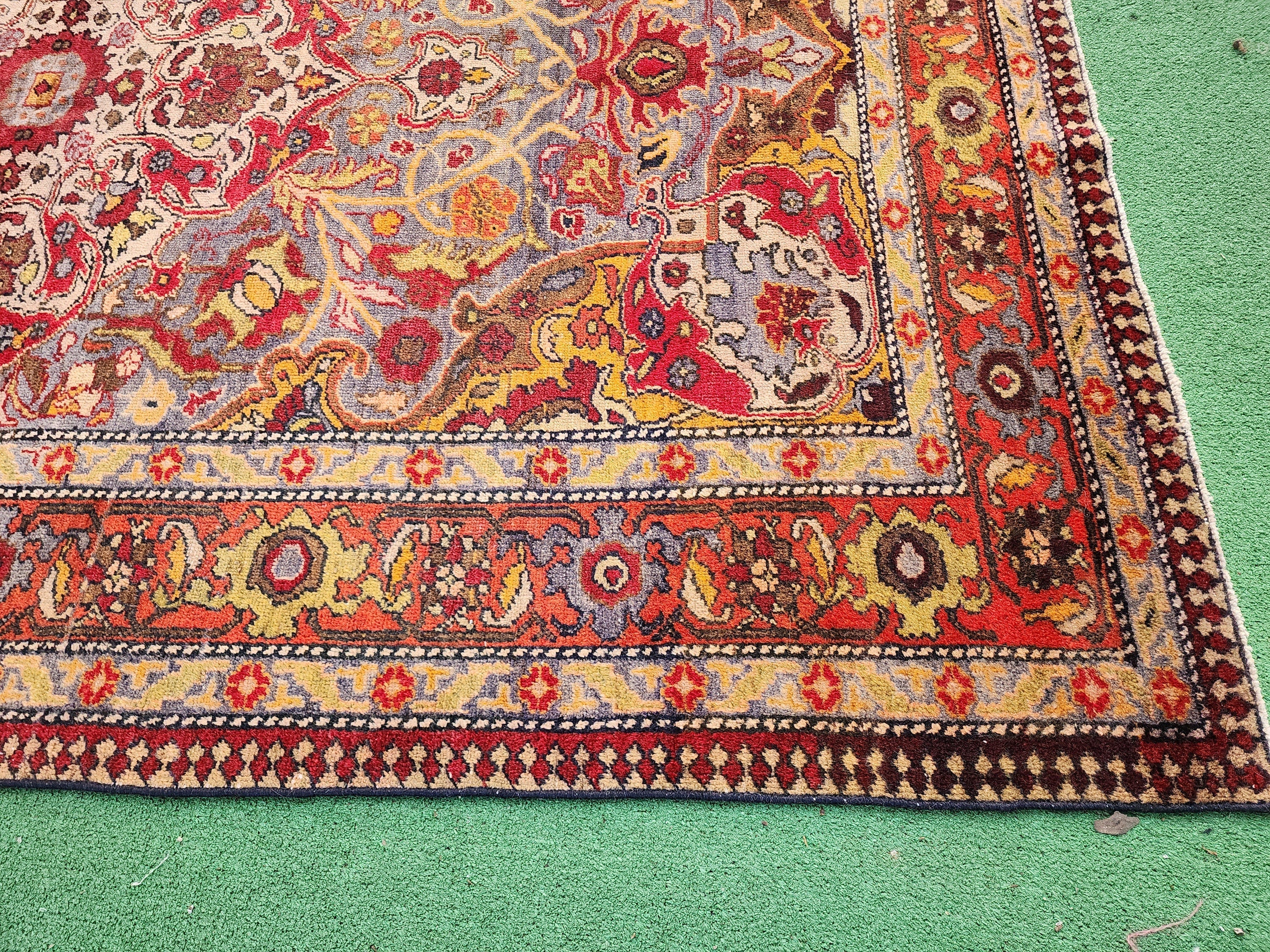 antique Anatolian Wool Runner Rug — in setting
