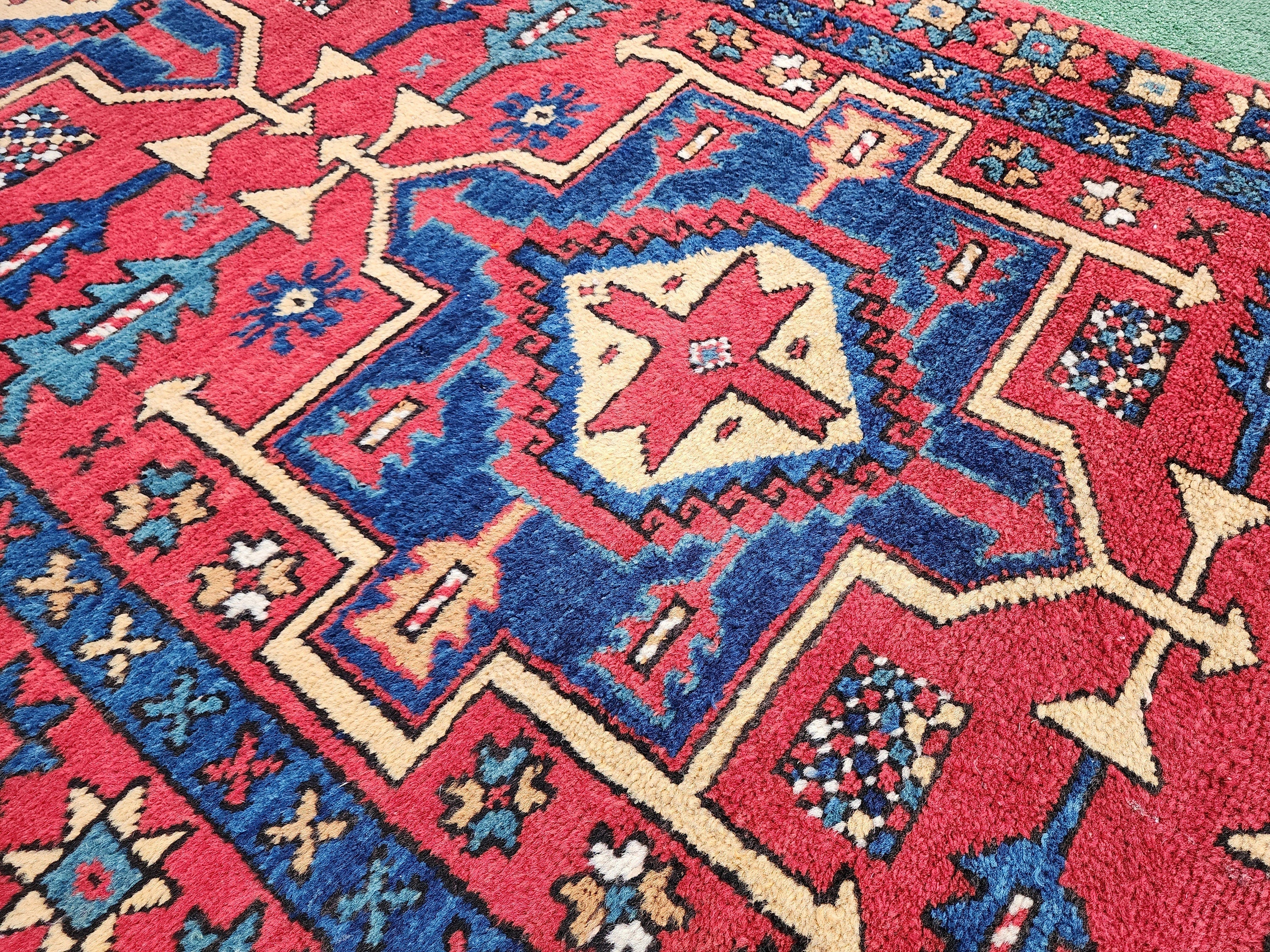 antique Persian Wool Runner Rug — in setting