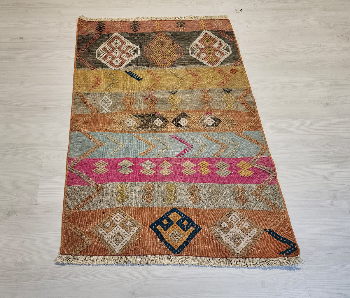Vintage Anatolian Cicim Kilim — photo 2