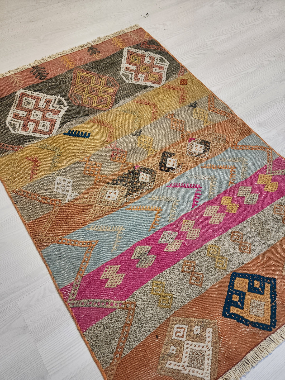 Vintage Anatolian Cicim Kilim — photo 3