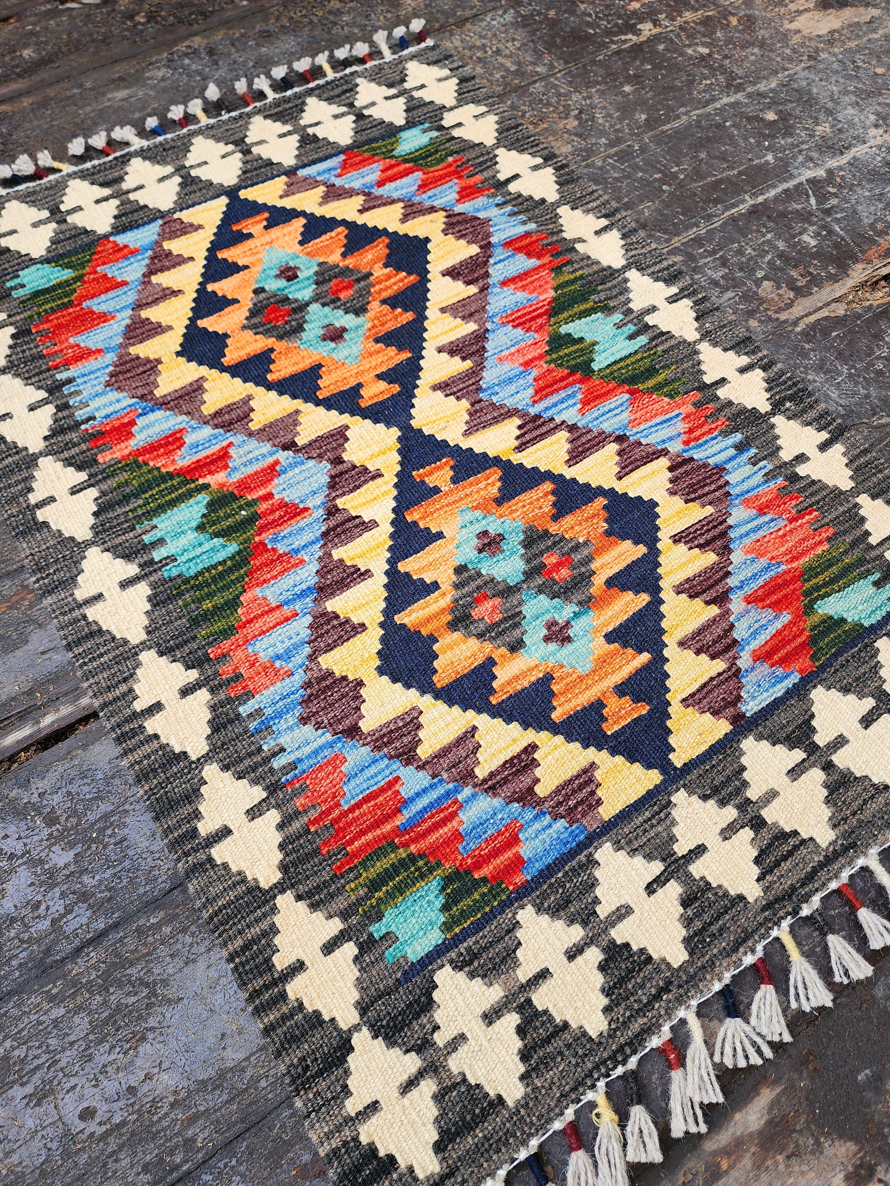 New Handwoven Turkish Kilim Rug