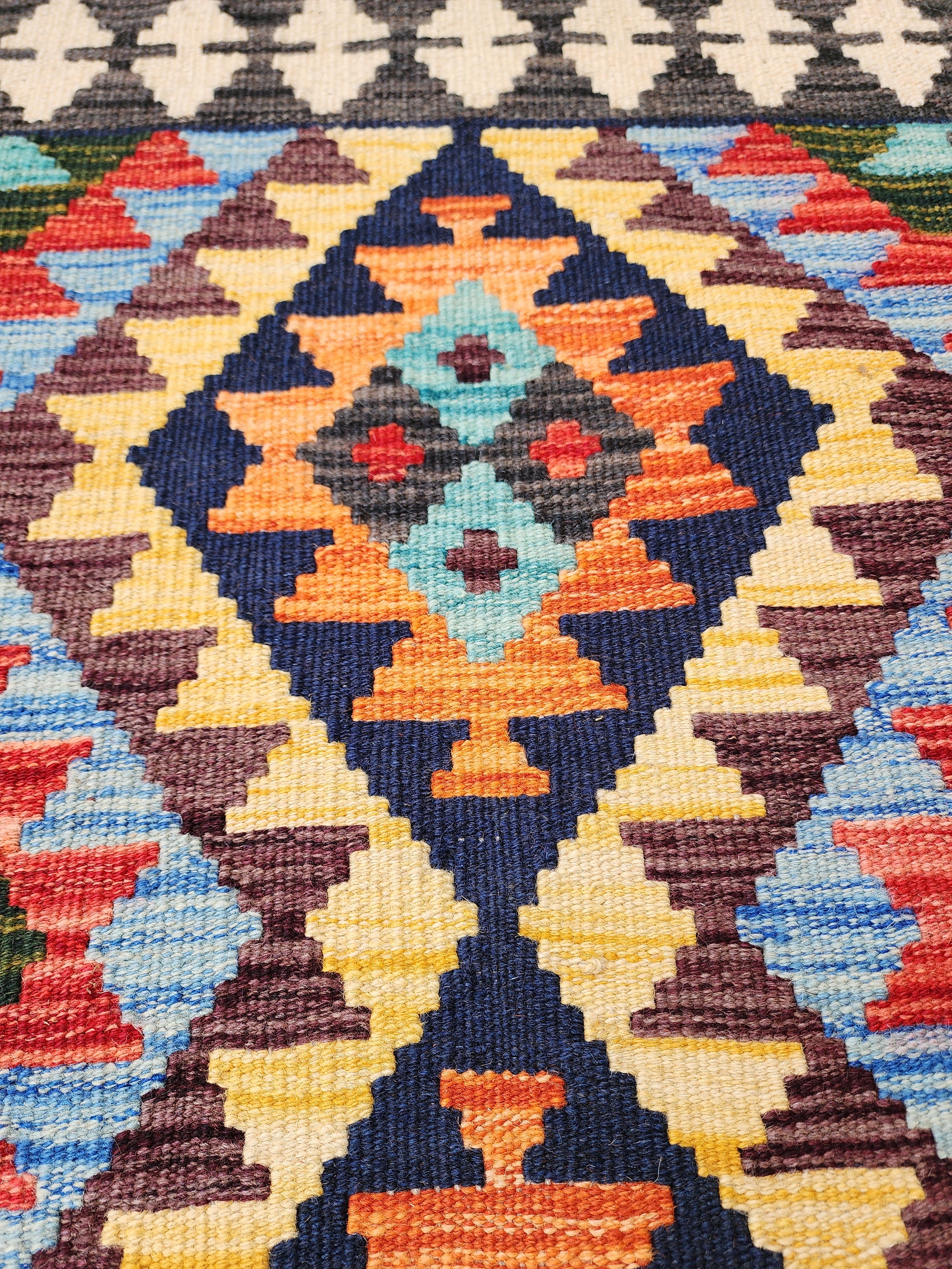 New Handwoven Turkish Kilim Rug