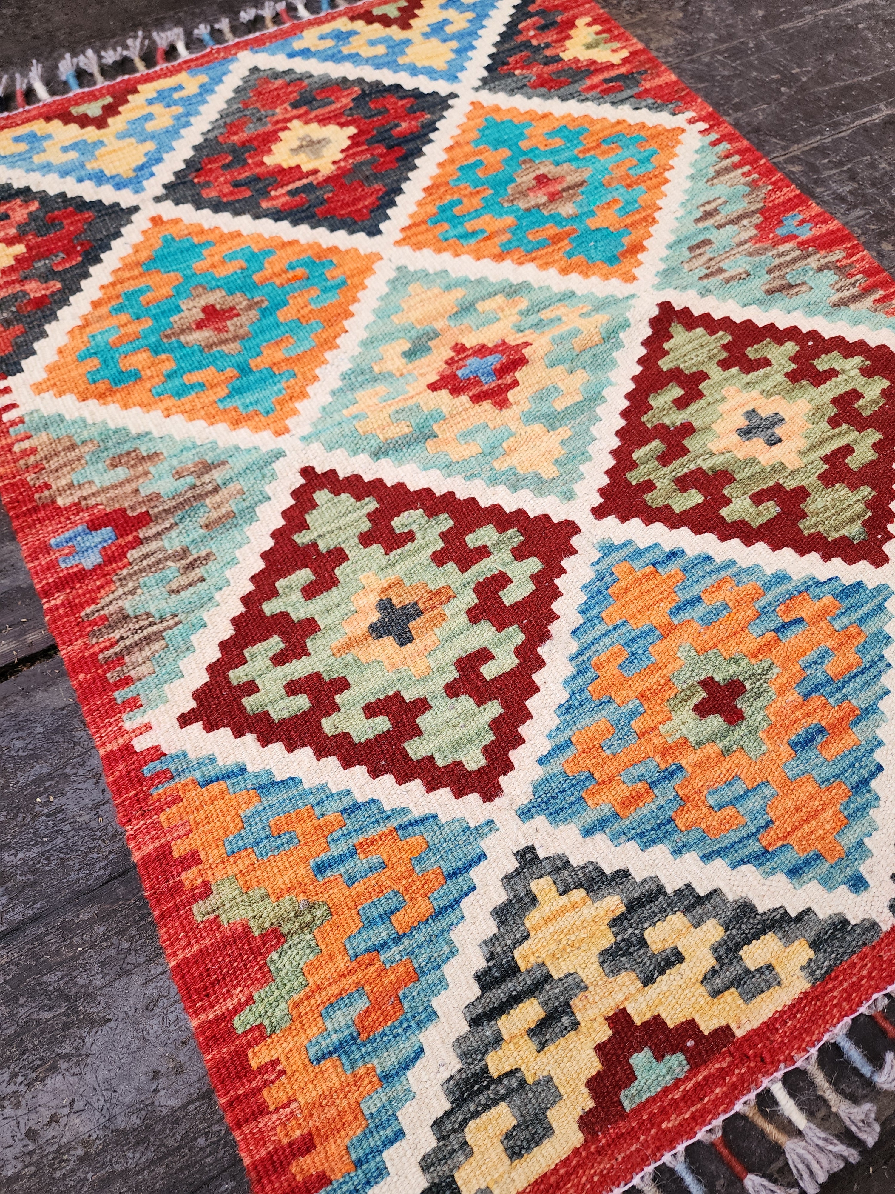 New Handwoven Turkish Kilim Rug