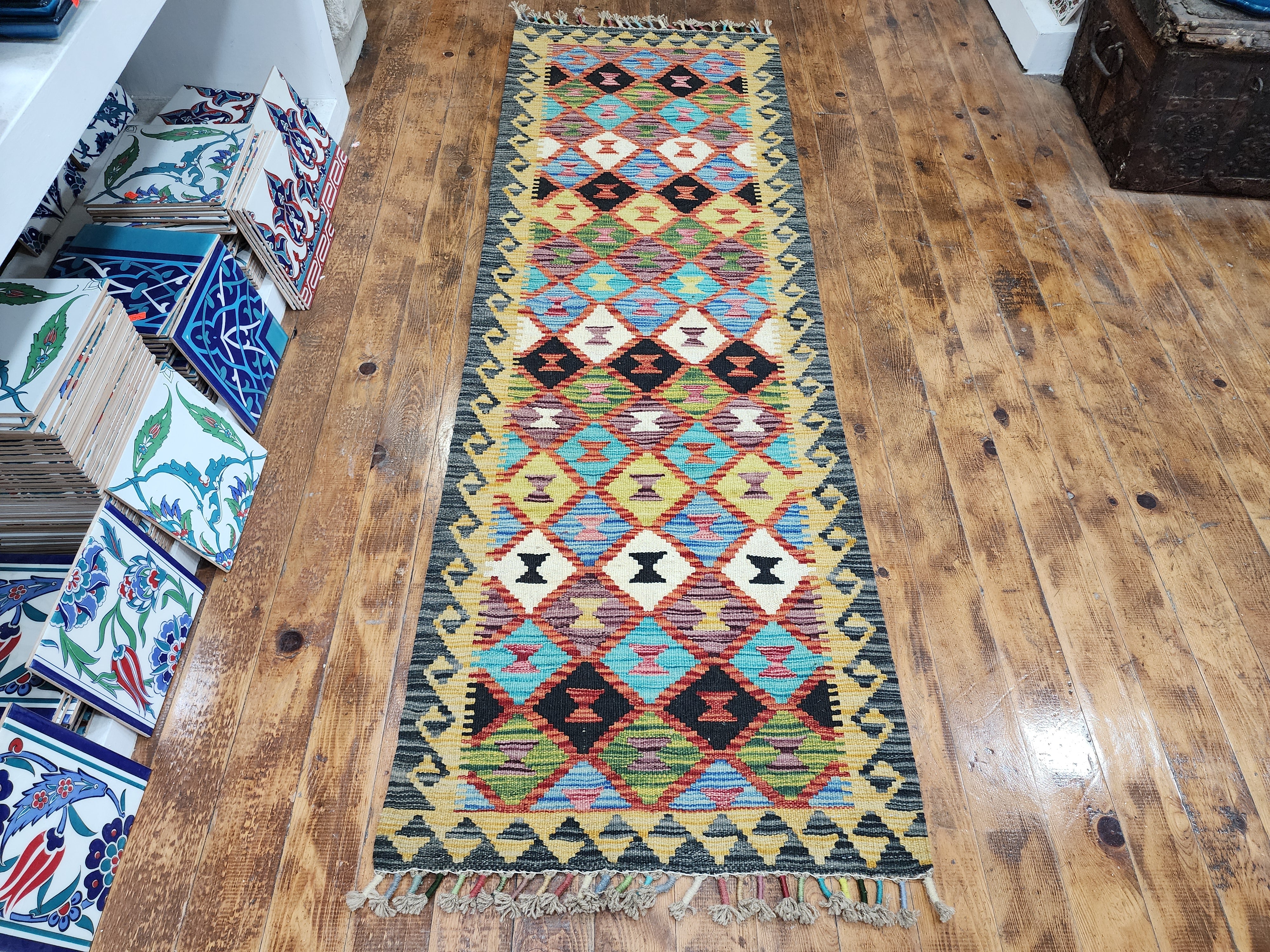 Tapis Kilim étroit ''2''x5'11''