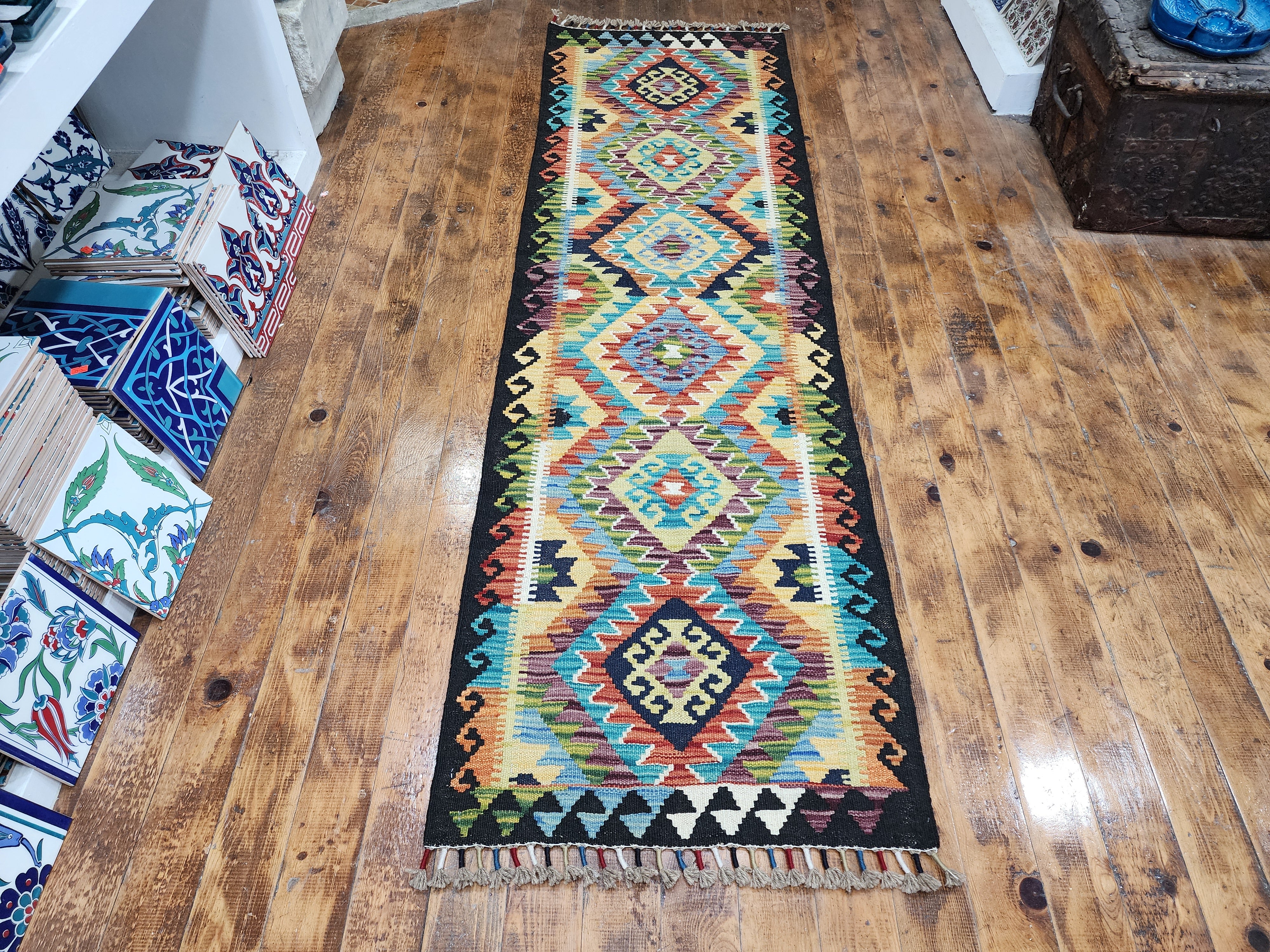 Tapis Kilim étroit 1'11''x6'4''