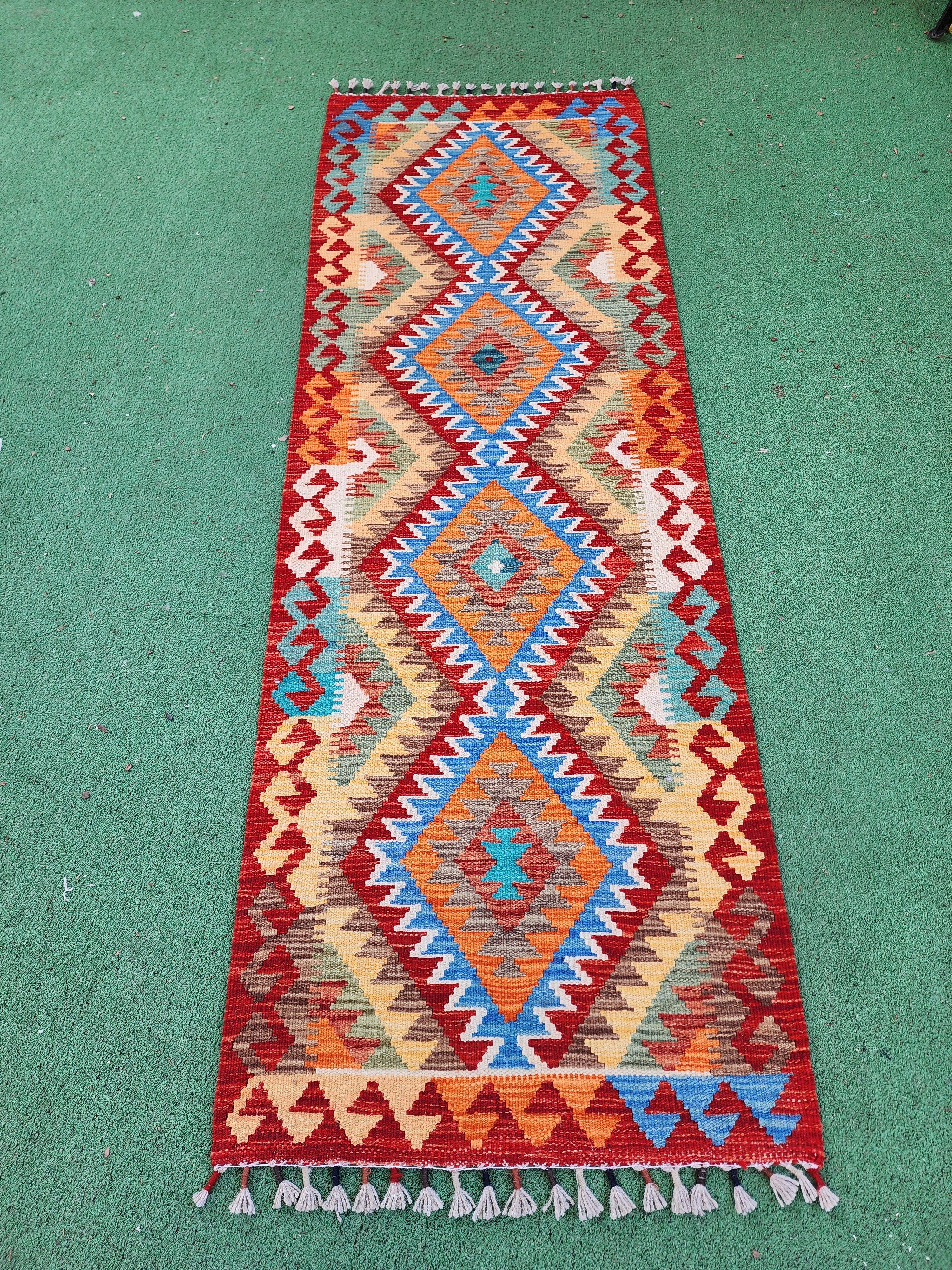 Tapis Kilim étroit 2'3''x6'6''