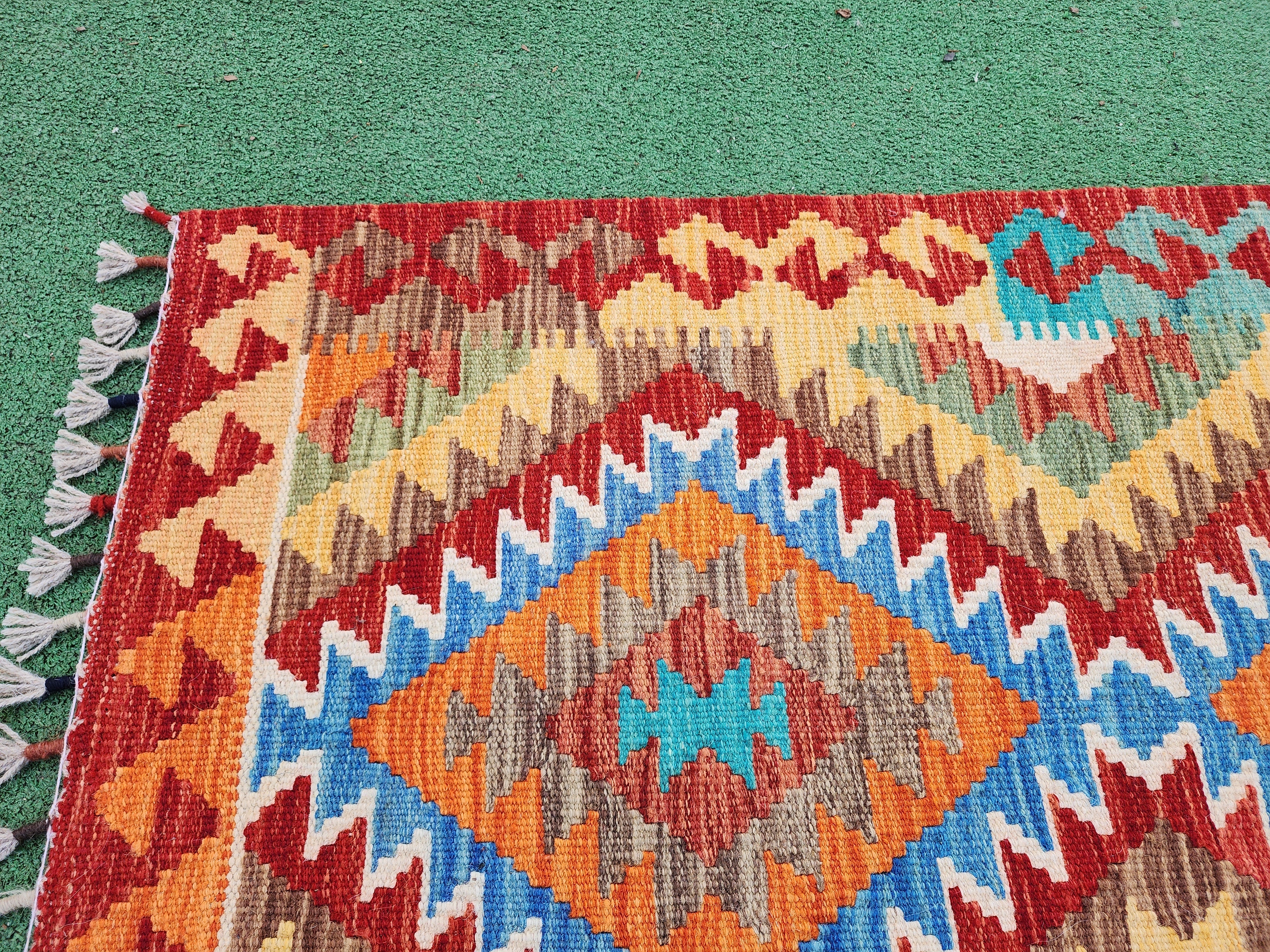 Tapis Kilim étroit 2'3''x6'6''