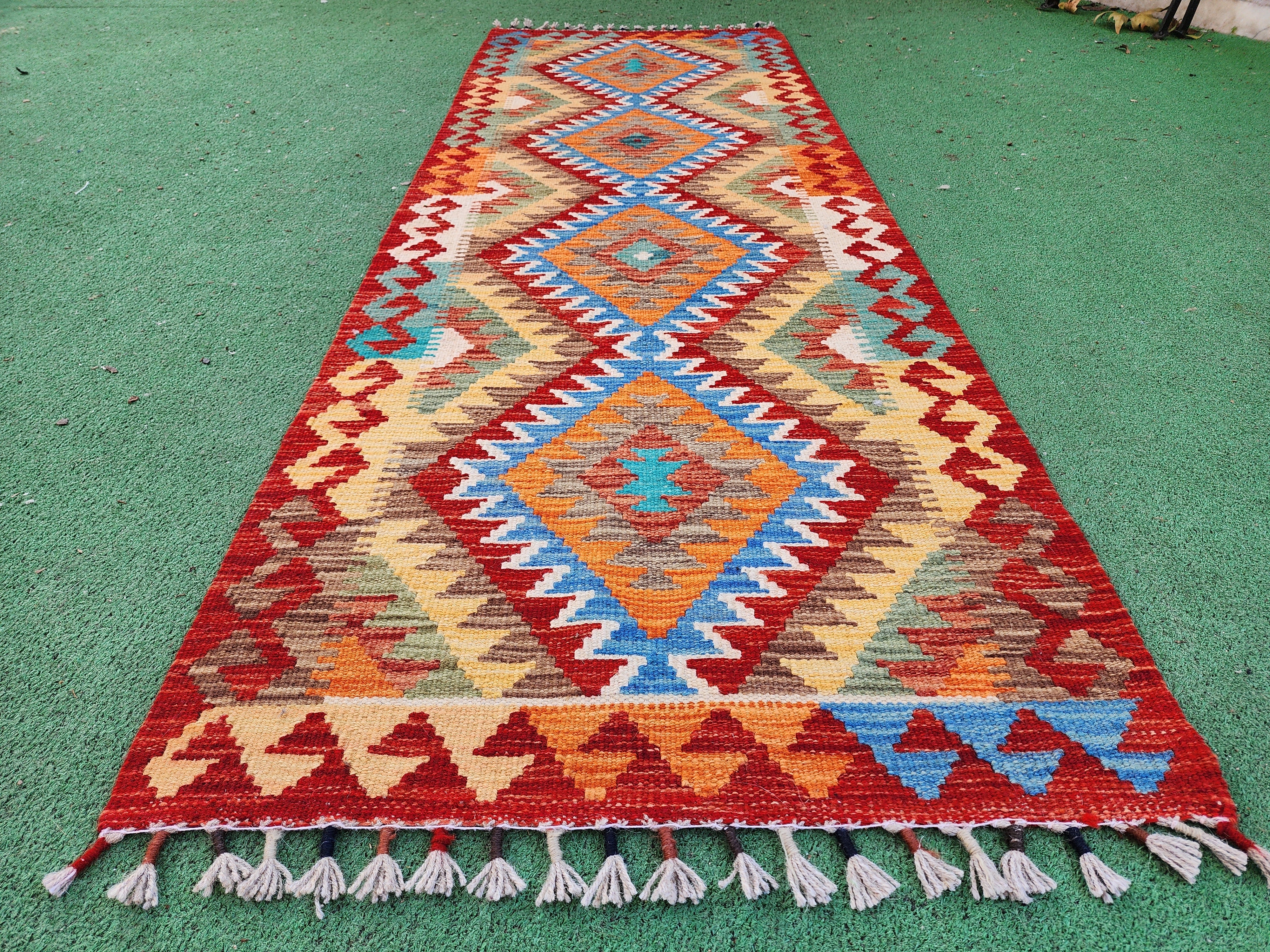 Tapis Kilim étroit 2'3''x6'6''