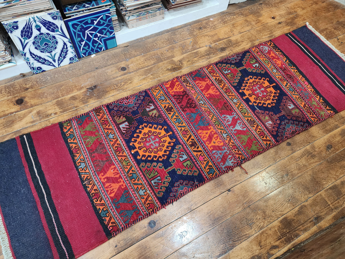 Sarummae — Handmade Vintage Wool Tribal Runner Rug — photo 5