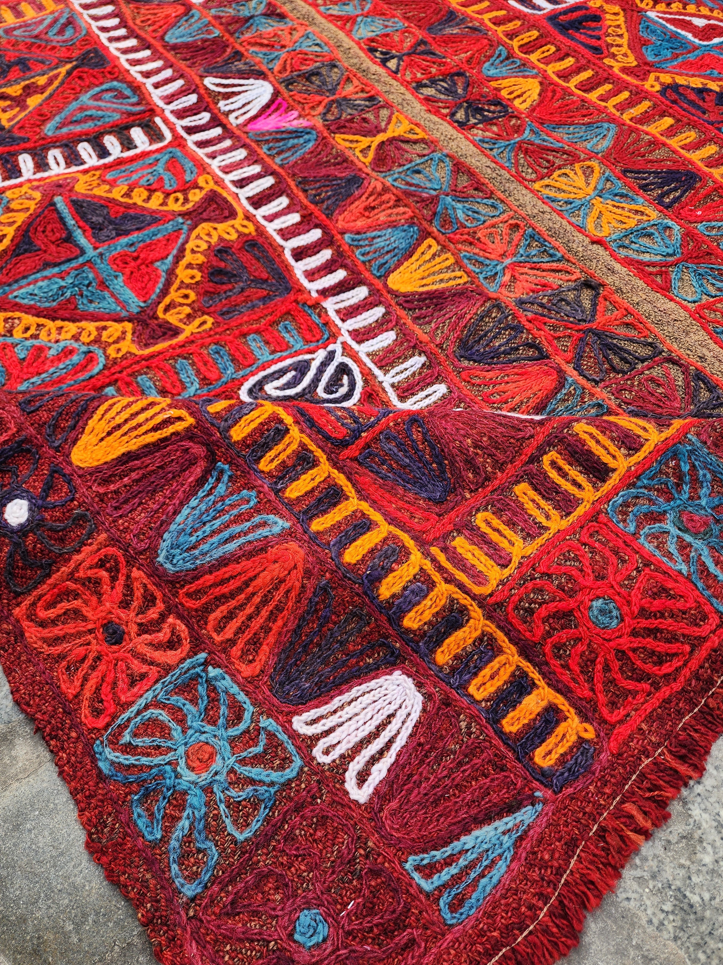 vintage Kilim Area Rug — styled view