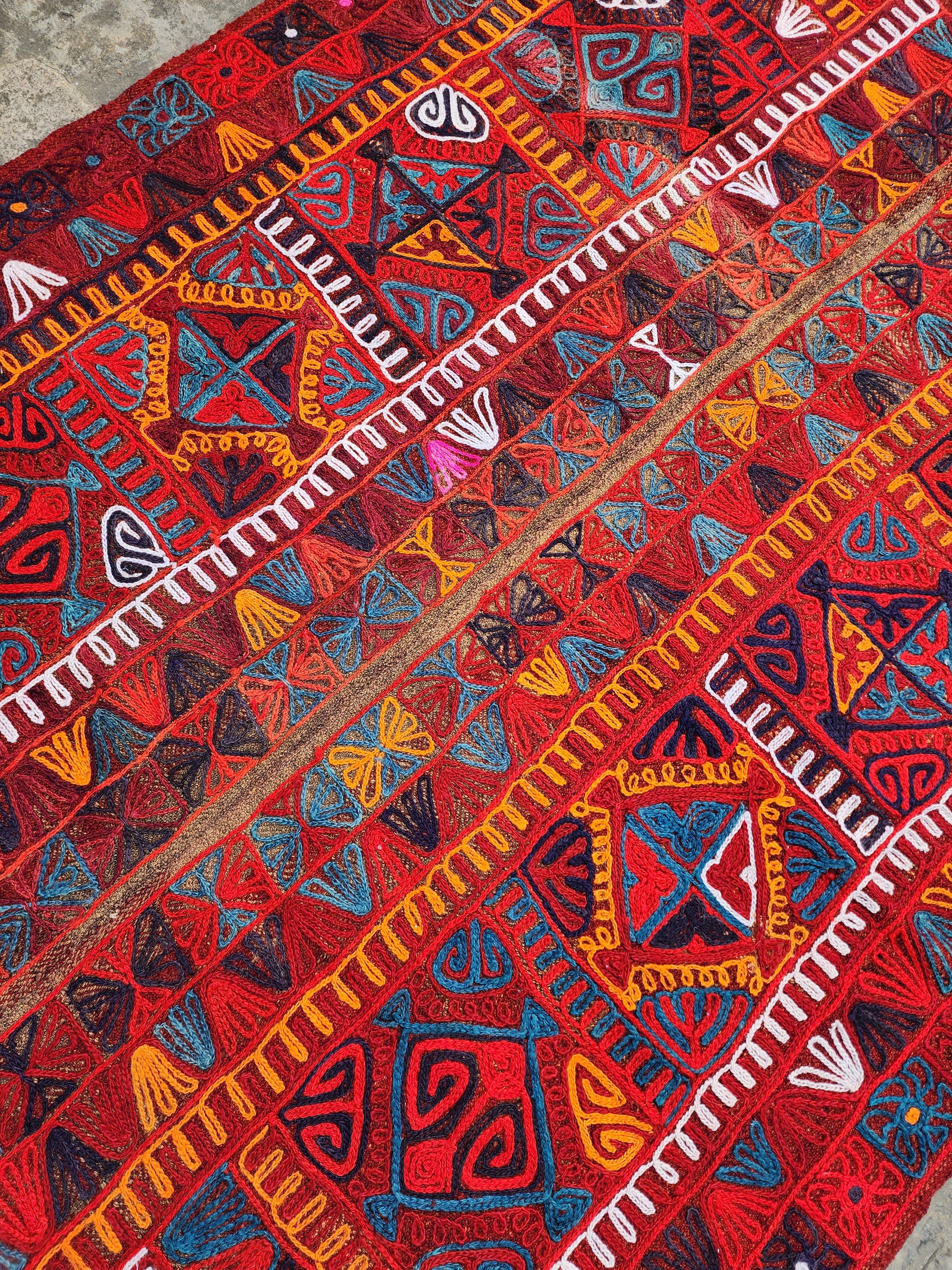 vintage Kilim Area Rug — in setting