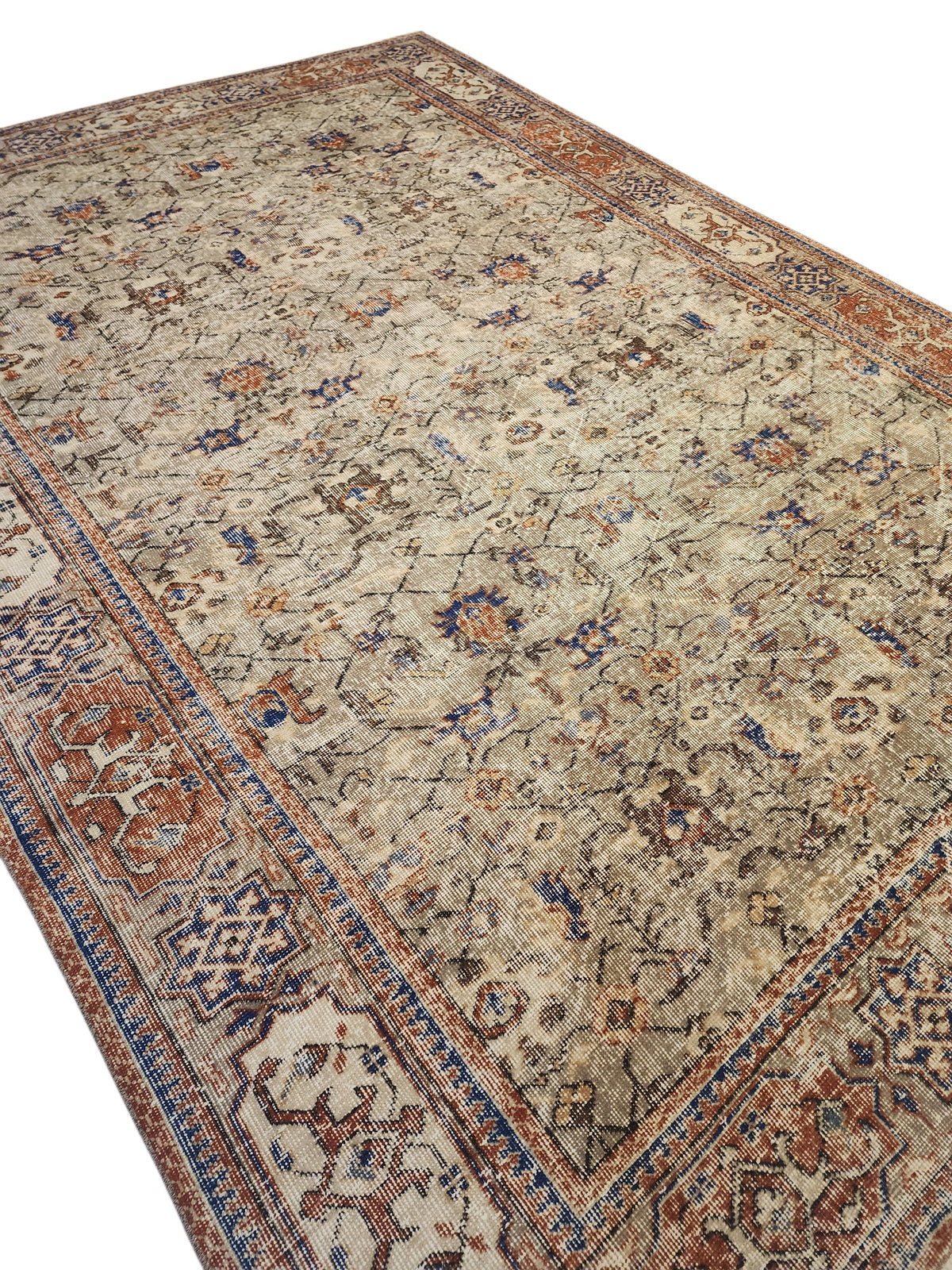 Alkmene — Vintage Oushak Wool Large Area Rug