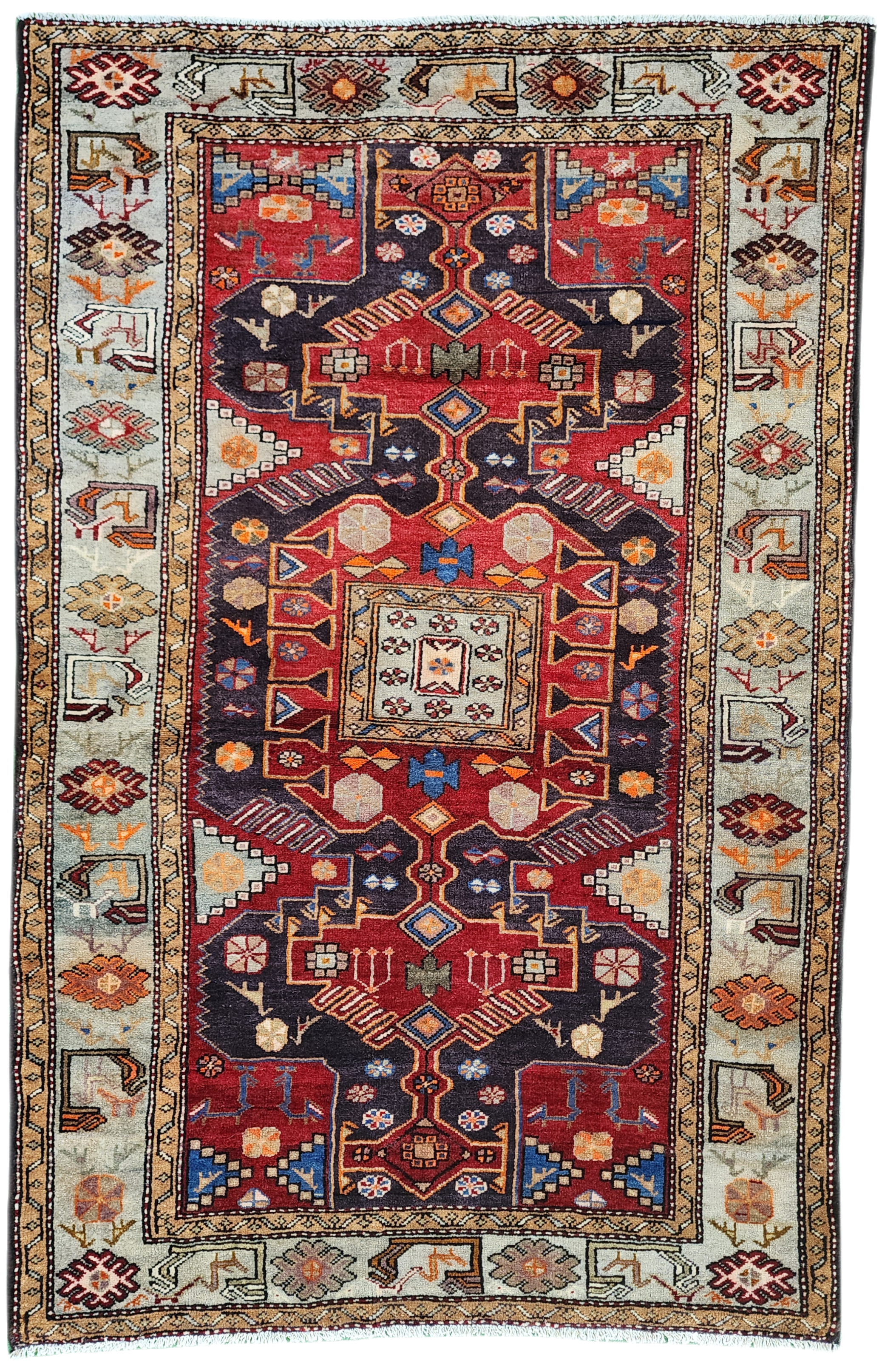 Phaedra — Vintage Tribal Wool Area Rug