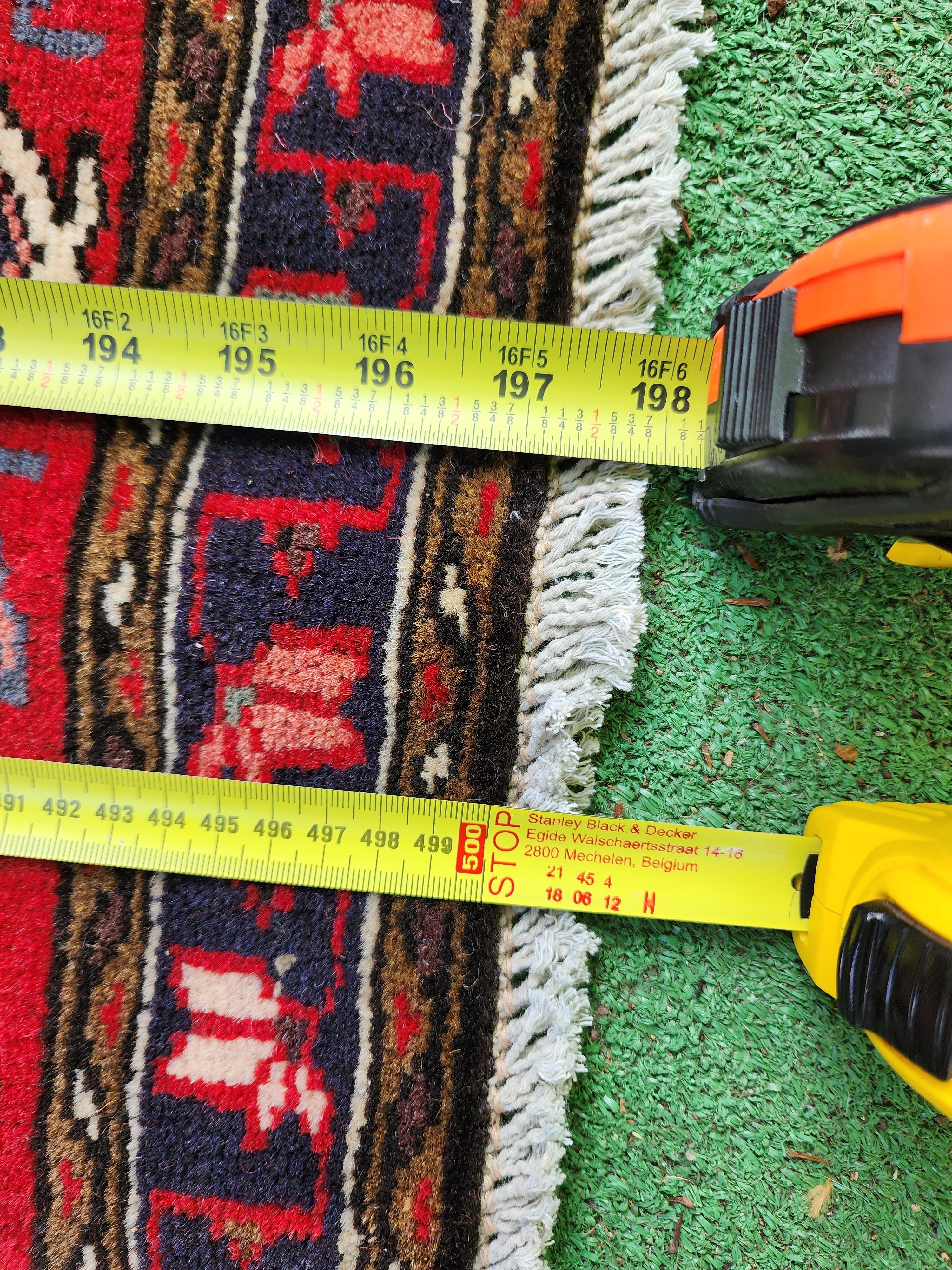 vintage Persian Runner Rug — styled view