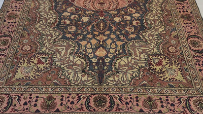 Vintage Yörük rug in red, blue and orange, 1'8" x 3'1", video