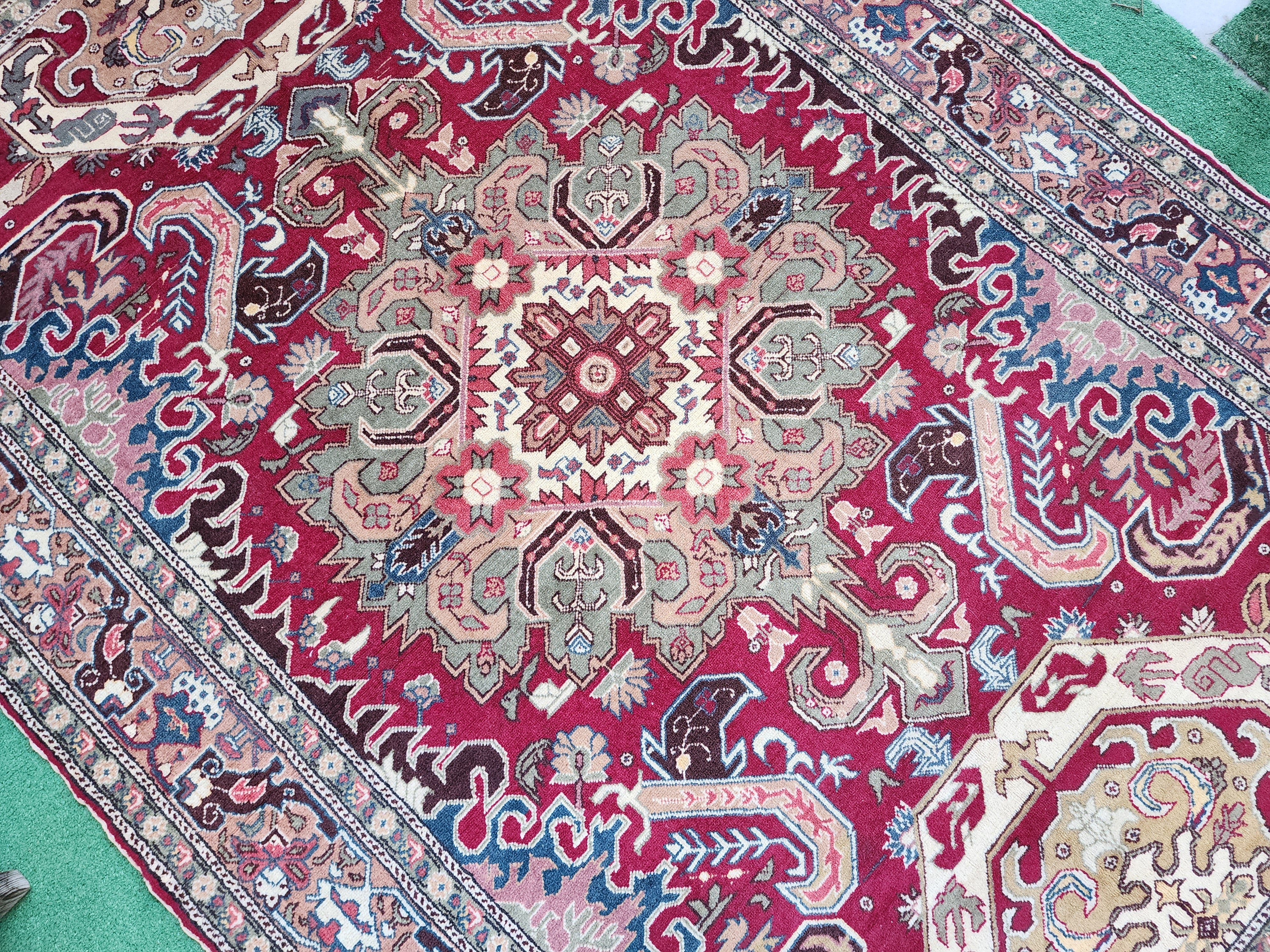 Red Turkish Kayseri Rug, 7'10''x''5''