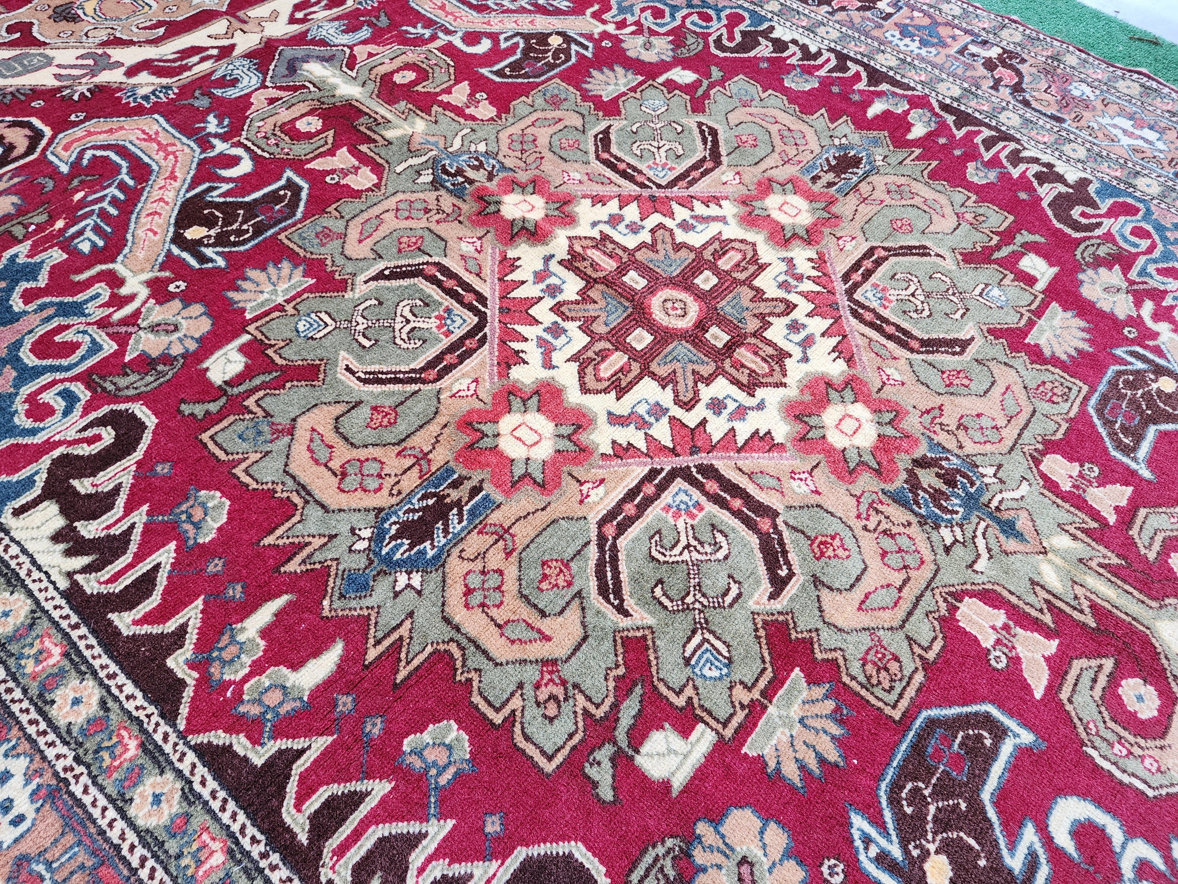 Red Turkish Kayseri Rug, 7'10''x''5''