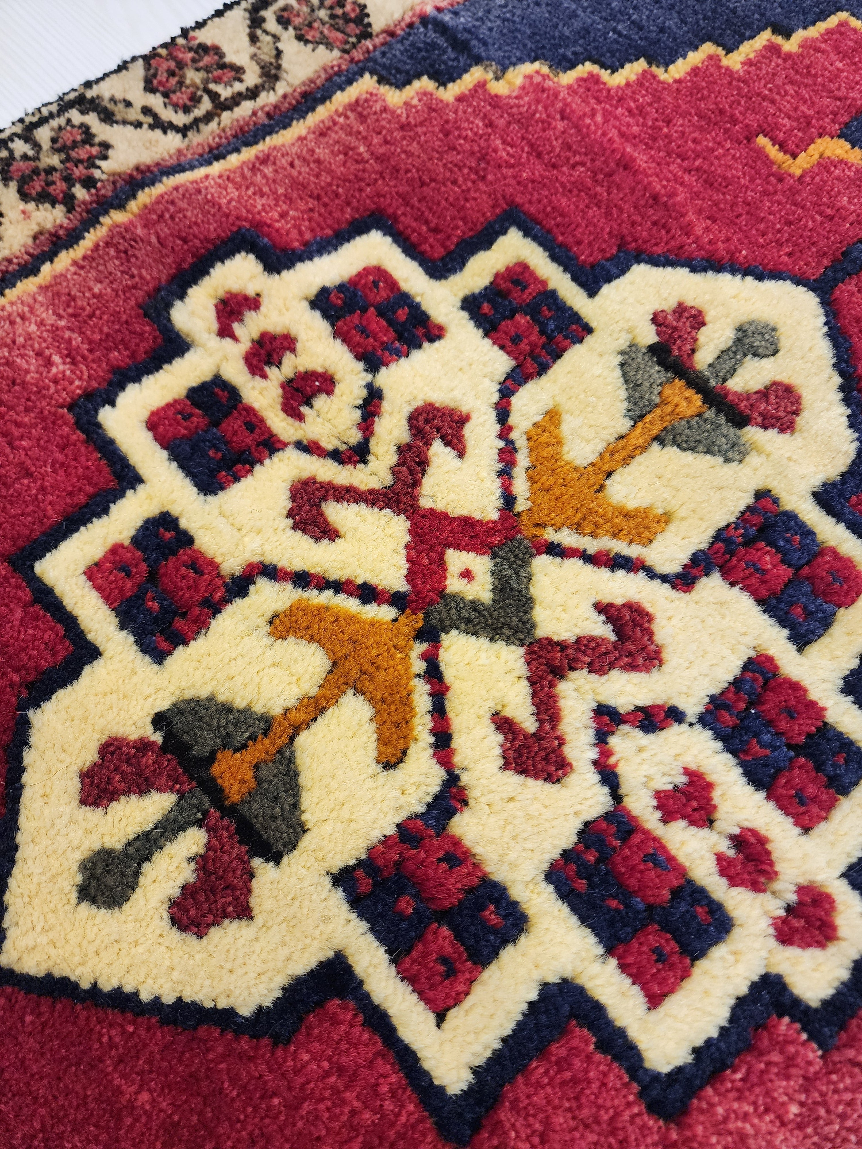 Sidymia — Antique Anatolian Wool Small Rug