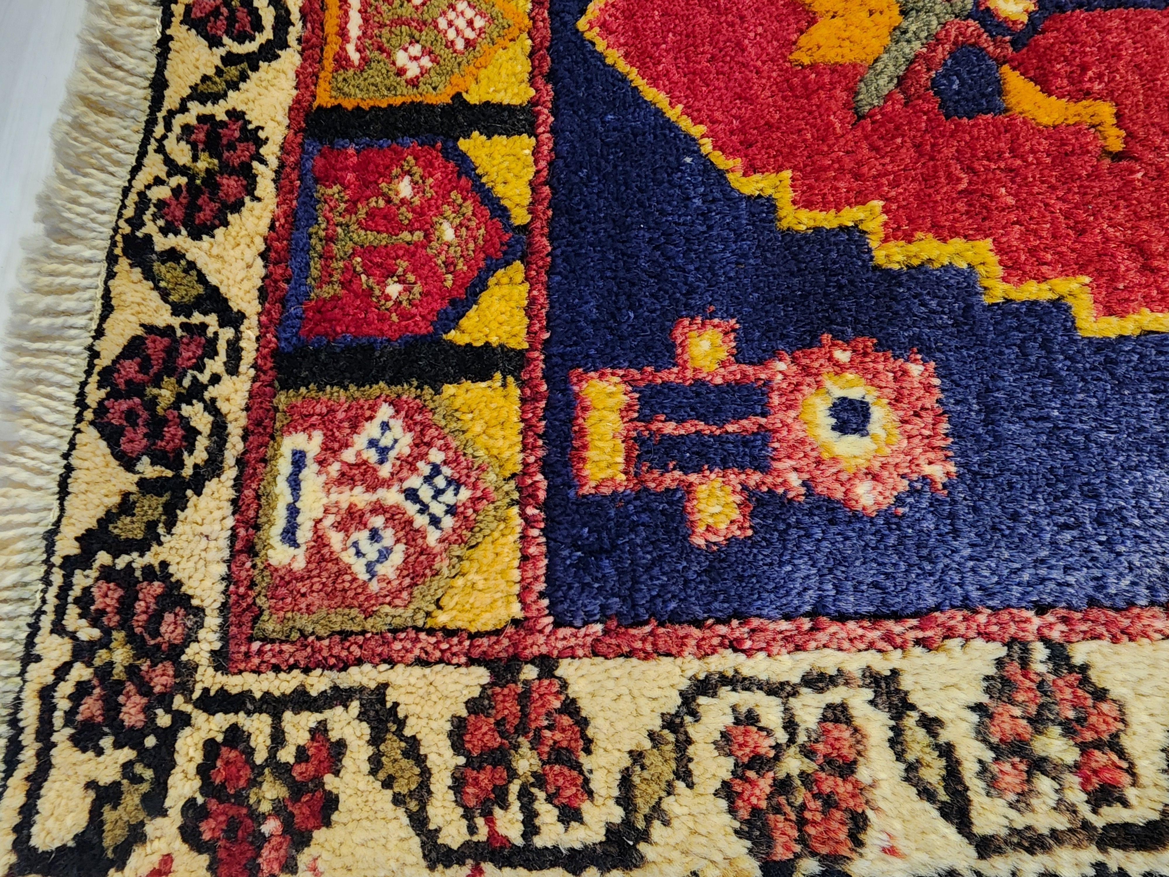 Sidymia — Antique Anatolian Wool Small Rug