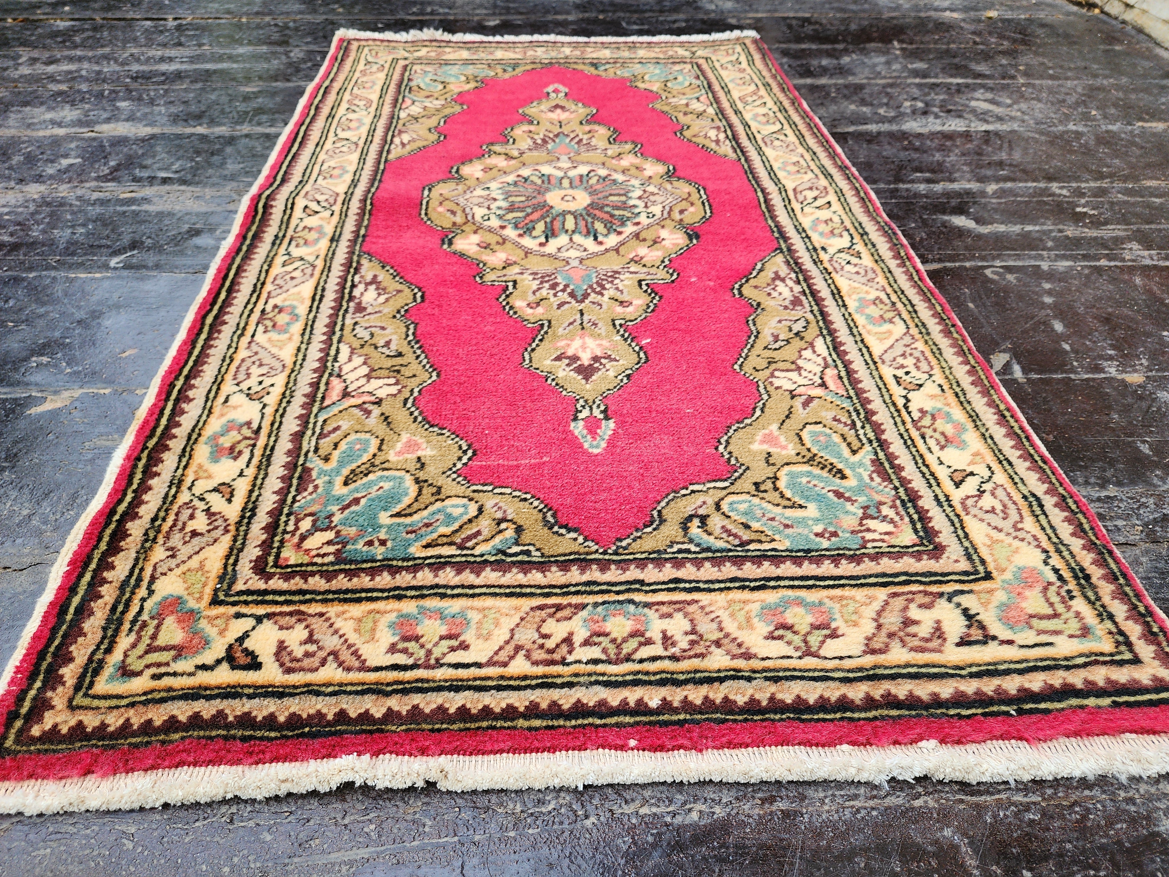 vintage Kayseri Small Rug — in setting