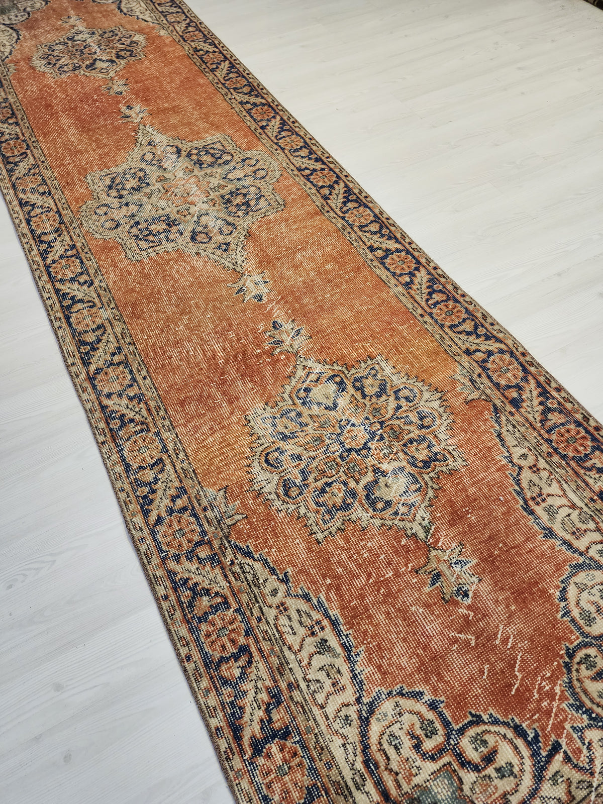 Hand-Knotted Turkish Wool Runner — photo 5