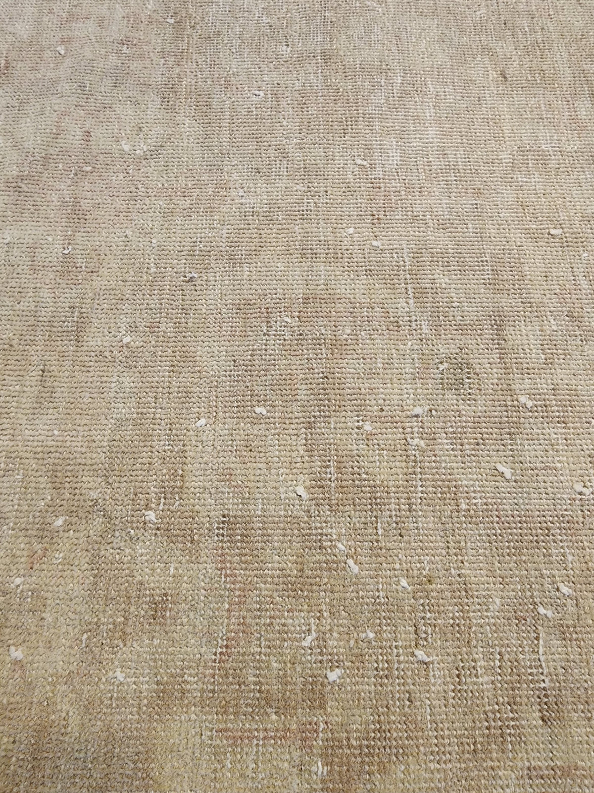 Tirimüjgan — Vintage Turkish Wool Runner Rug, Muted Beige Distressed Anatolian Carpet, 2'6''x10'1''