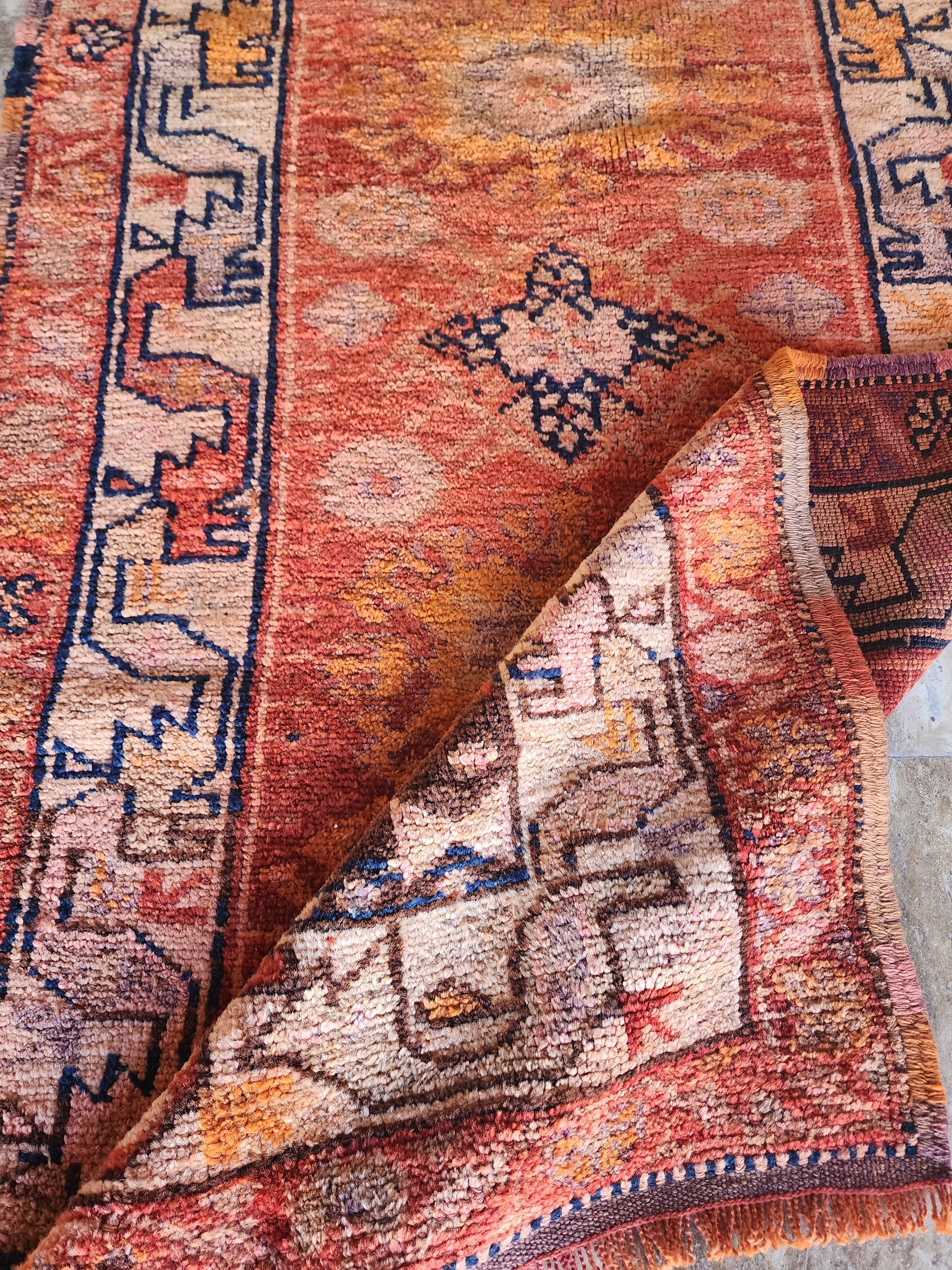 Vintage Handmade Herki Runner