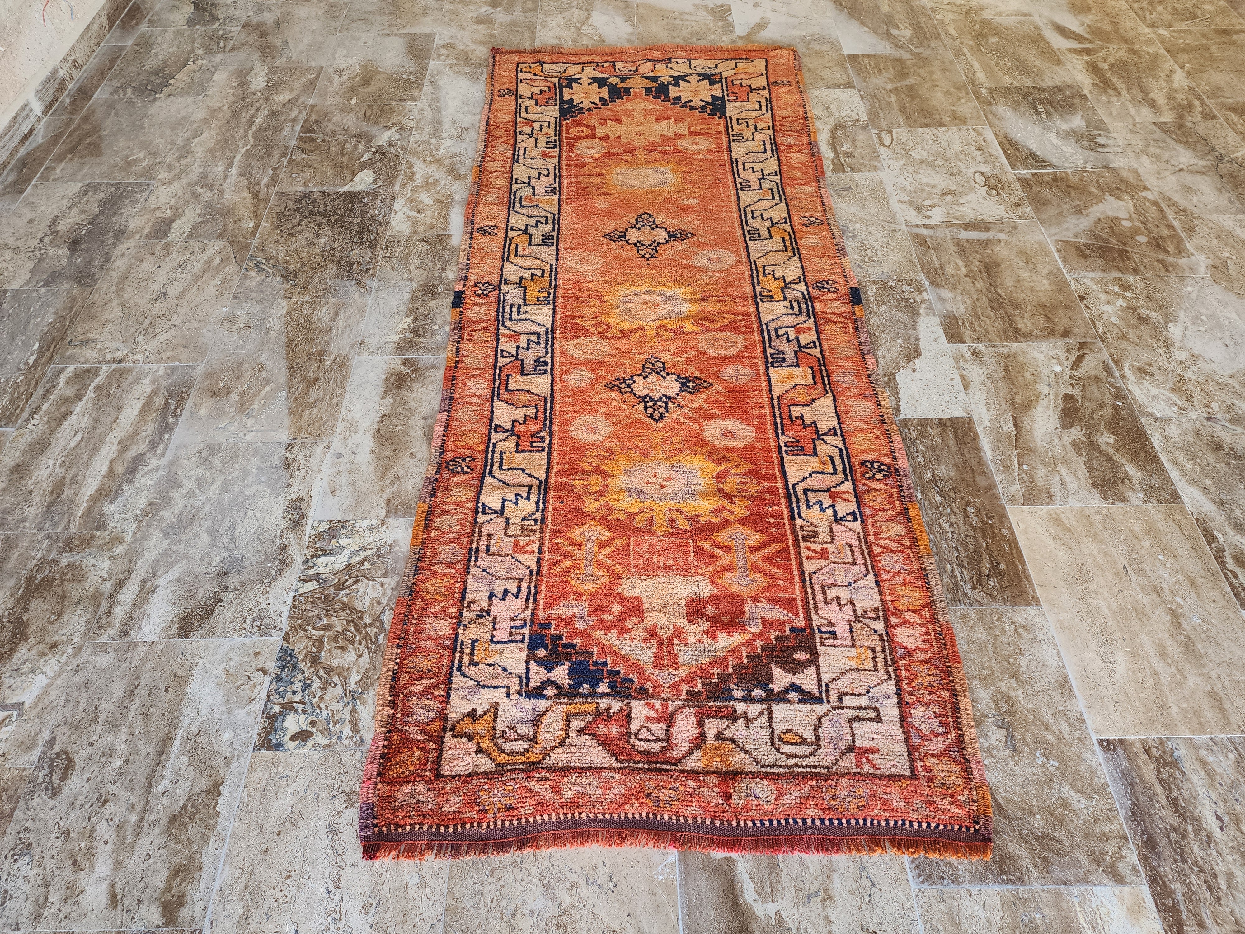 Vintage Handmade Herki Runner