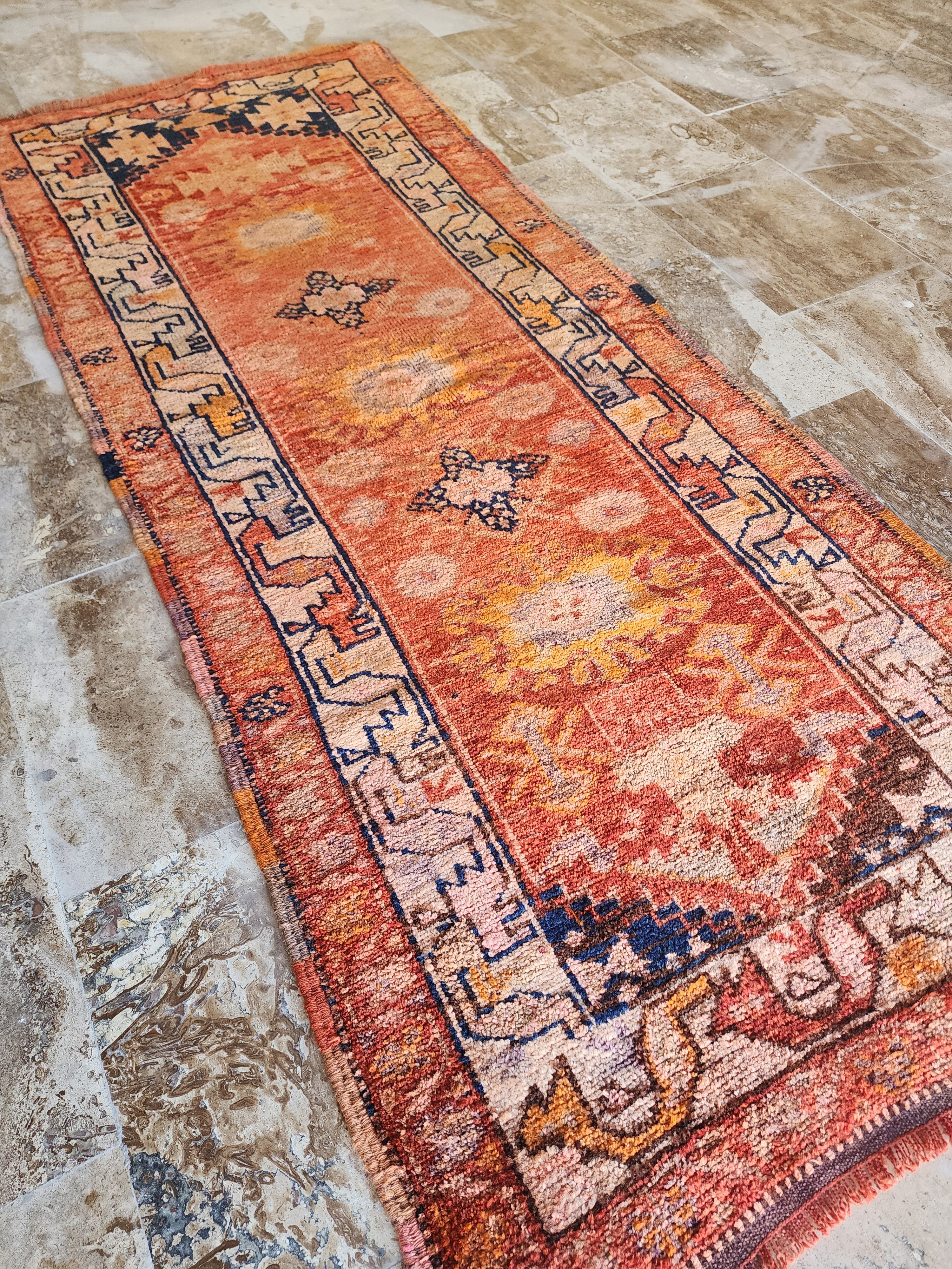Vintage Handmade Herki Runner