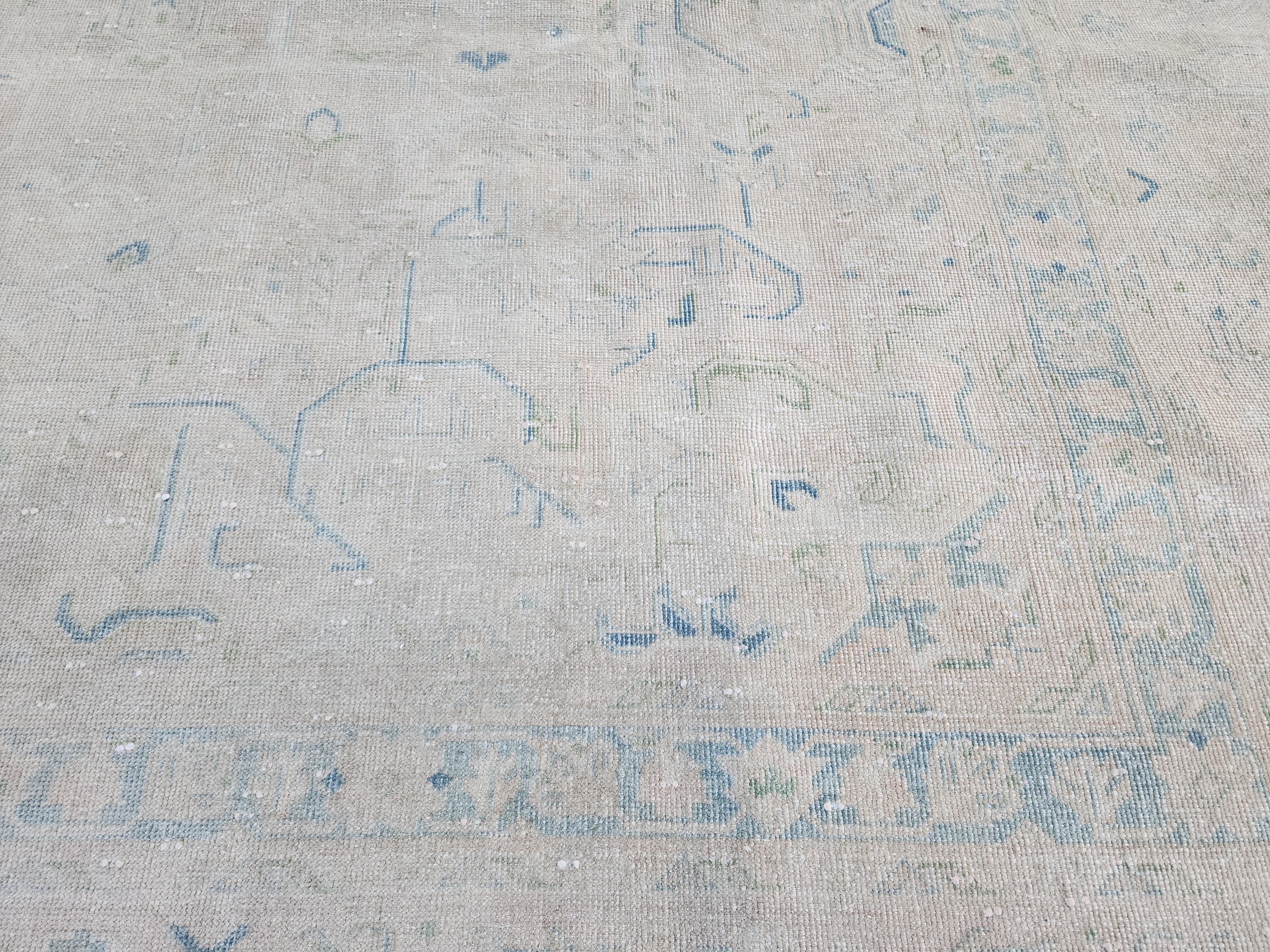 Large Persian Area Rug, Vintage Tribal Nomadic Rustic Carpet, 12'4"x9'3''
