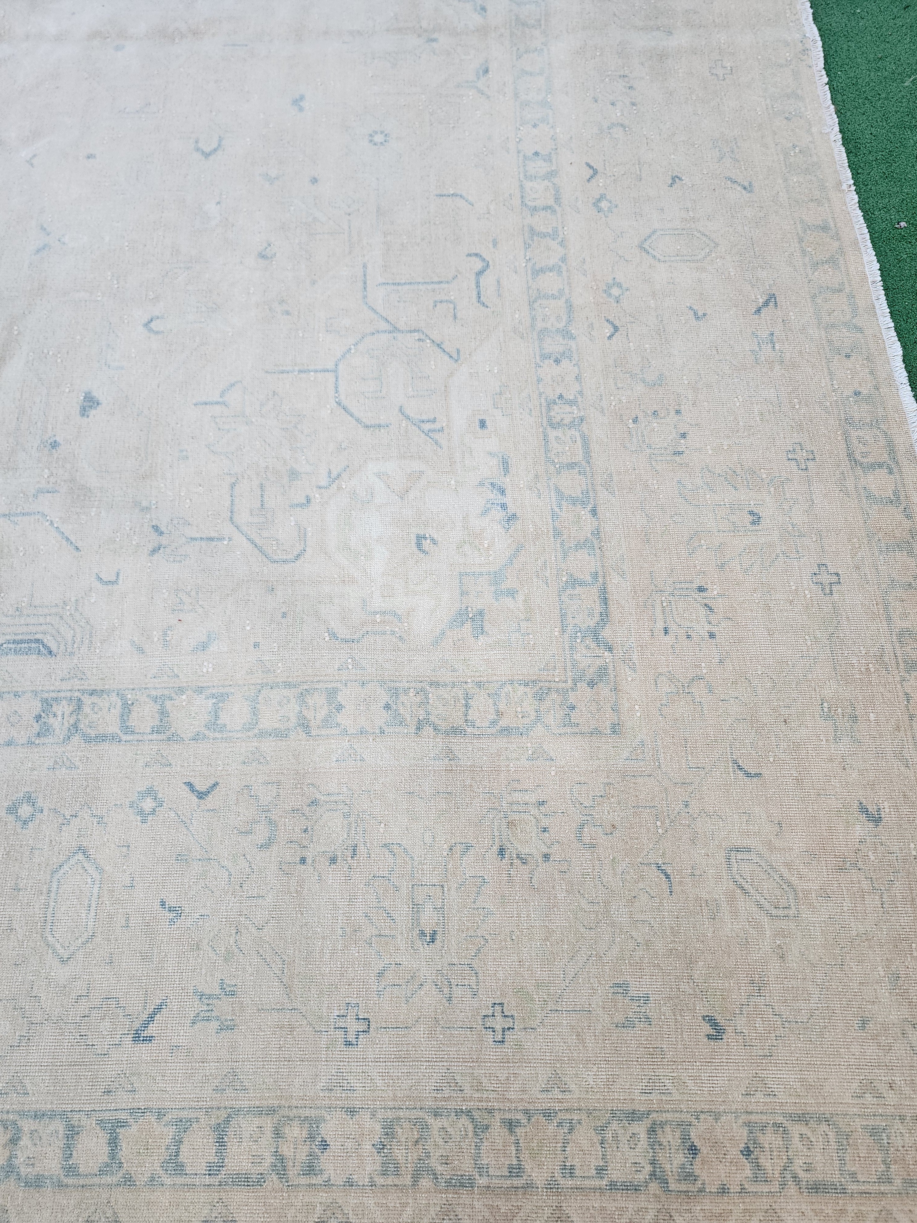 Large Persian Area Rug, Vintage Tribal Nomadic Rustic Carpet, 12'4"x9'3''